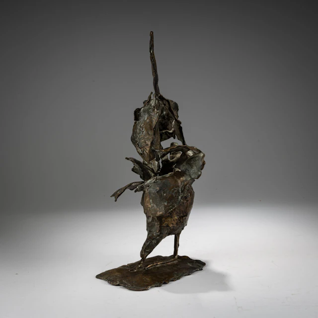 Gotthelf Schlotter (1922 Hildesheim - 2007 Darmstadt) Bronze 'Fasan', 1969