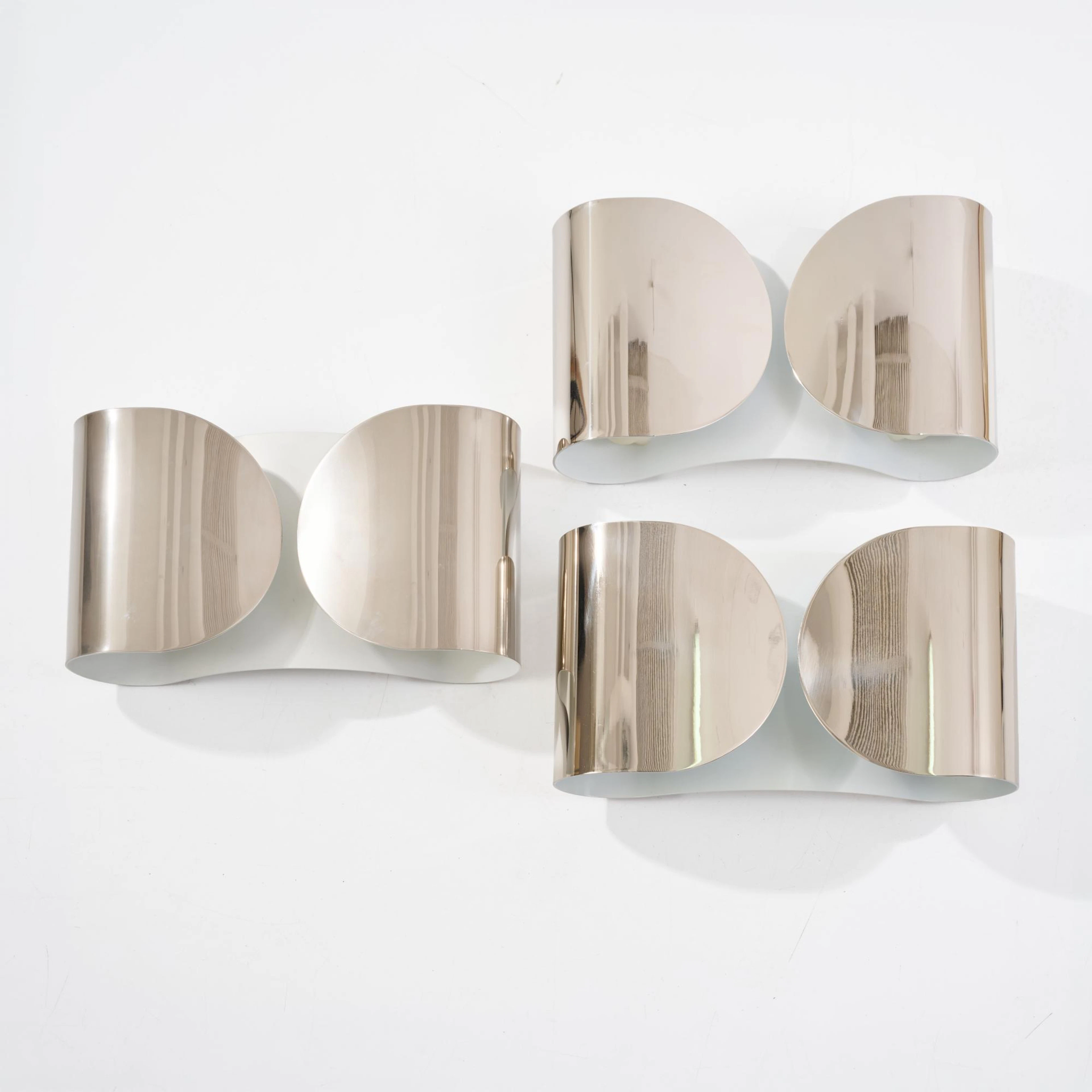 Tobia Scarpa Drei Wandleuchten 'Foglio', 1966 (Entwurf)
