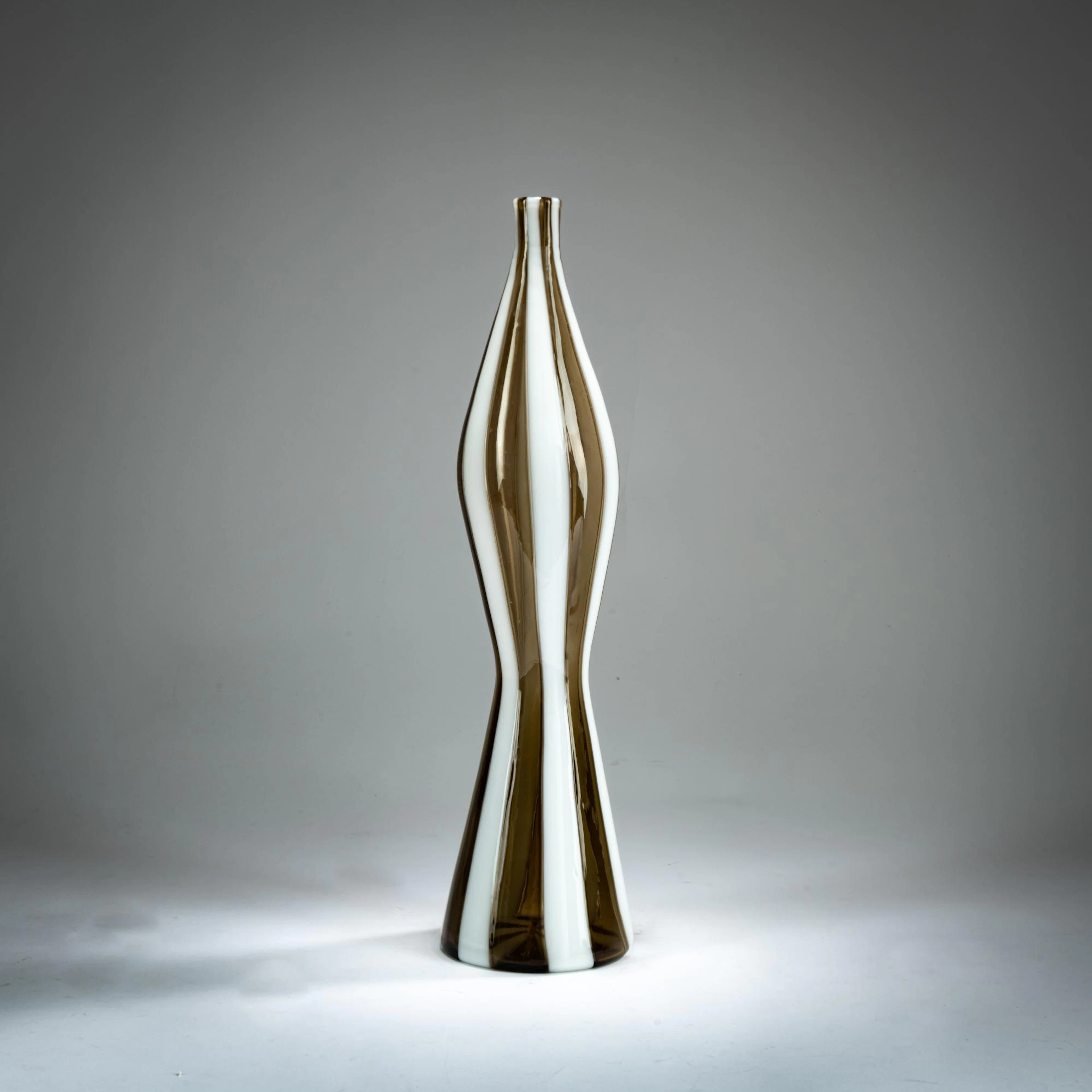 Fulvio Bianconi Vase 'A fasce verticale', 1956-56