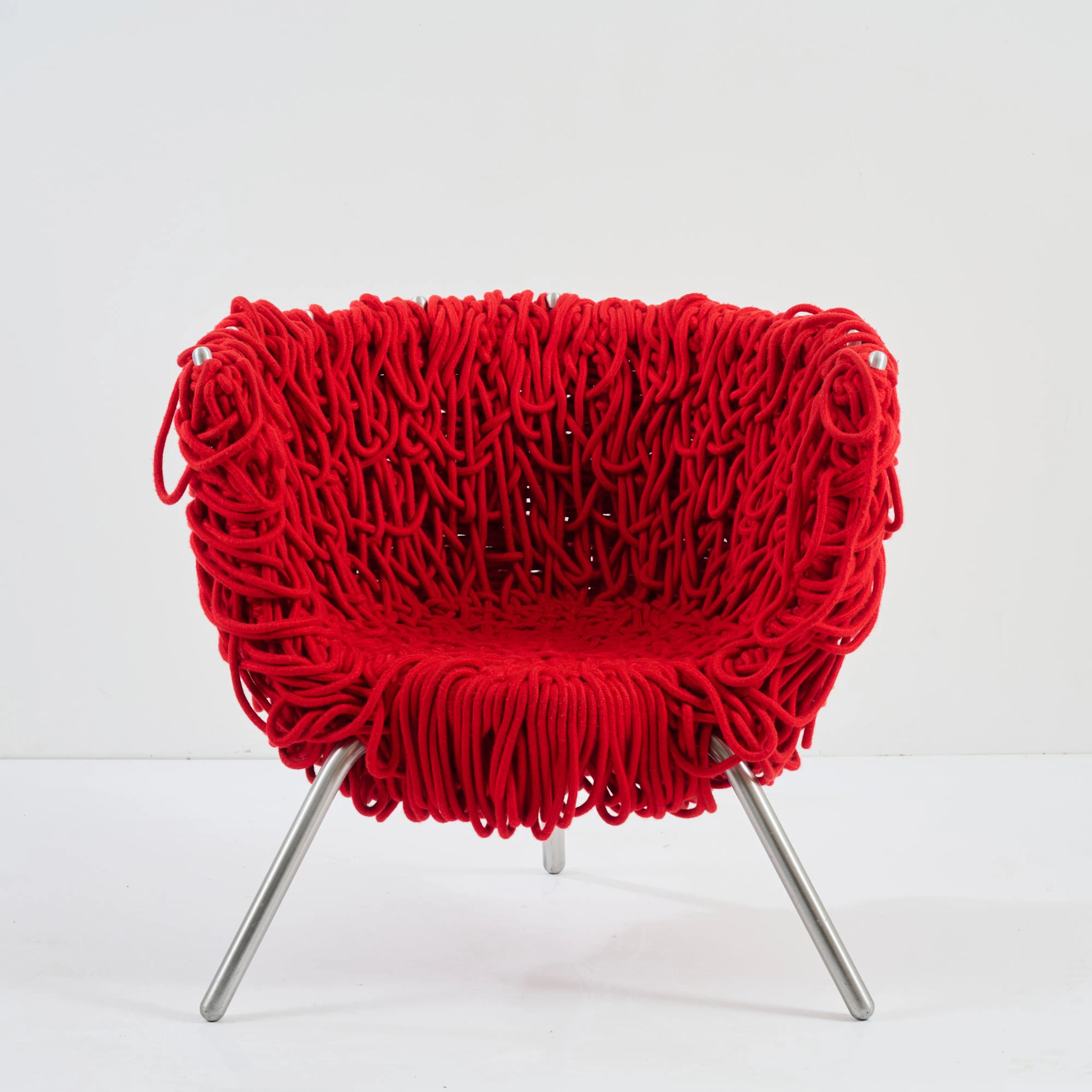 Fernando Campana; Humberto Campana Armlehnsessel 'Vermelha', 1993 (Entwurf)