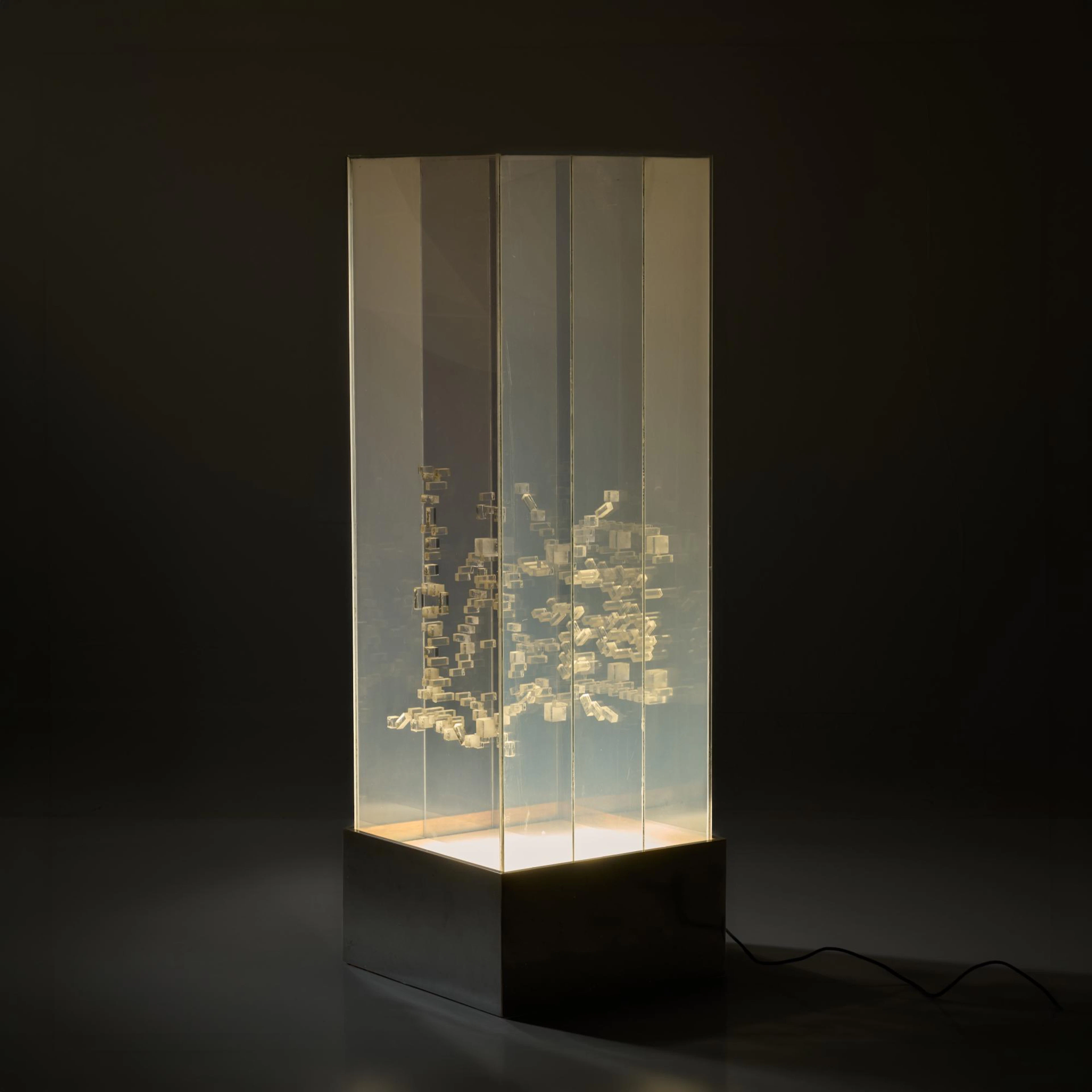 Bruno di Bello Lichtskulptur, 1972 (Entwurf)