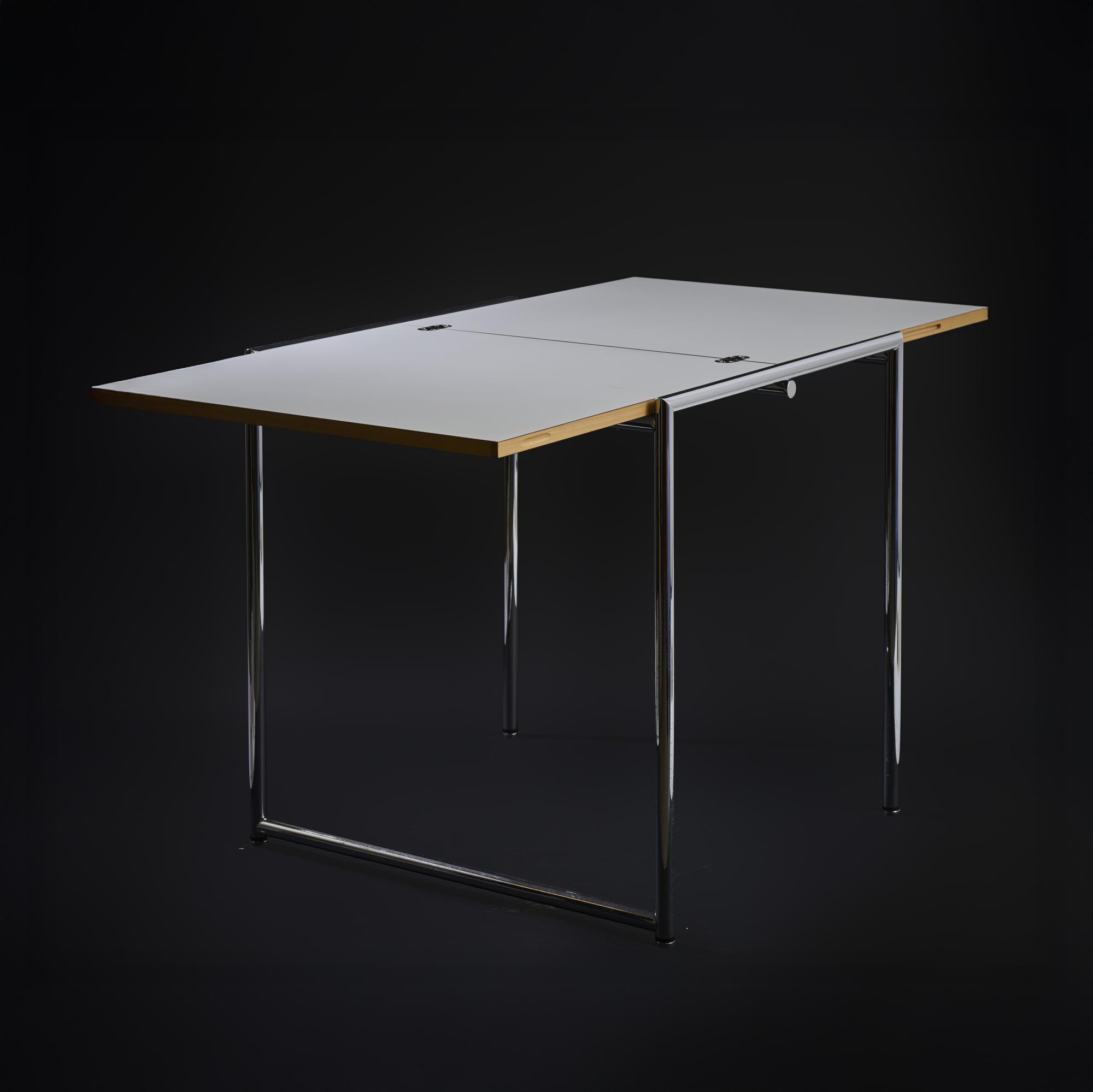 Eileen Gray Klapptisch 'Jean' - E-1027, 1926-29 (Entwurf)