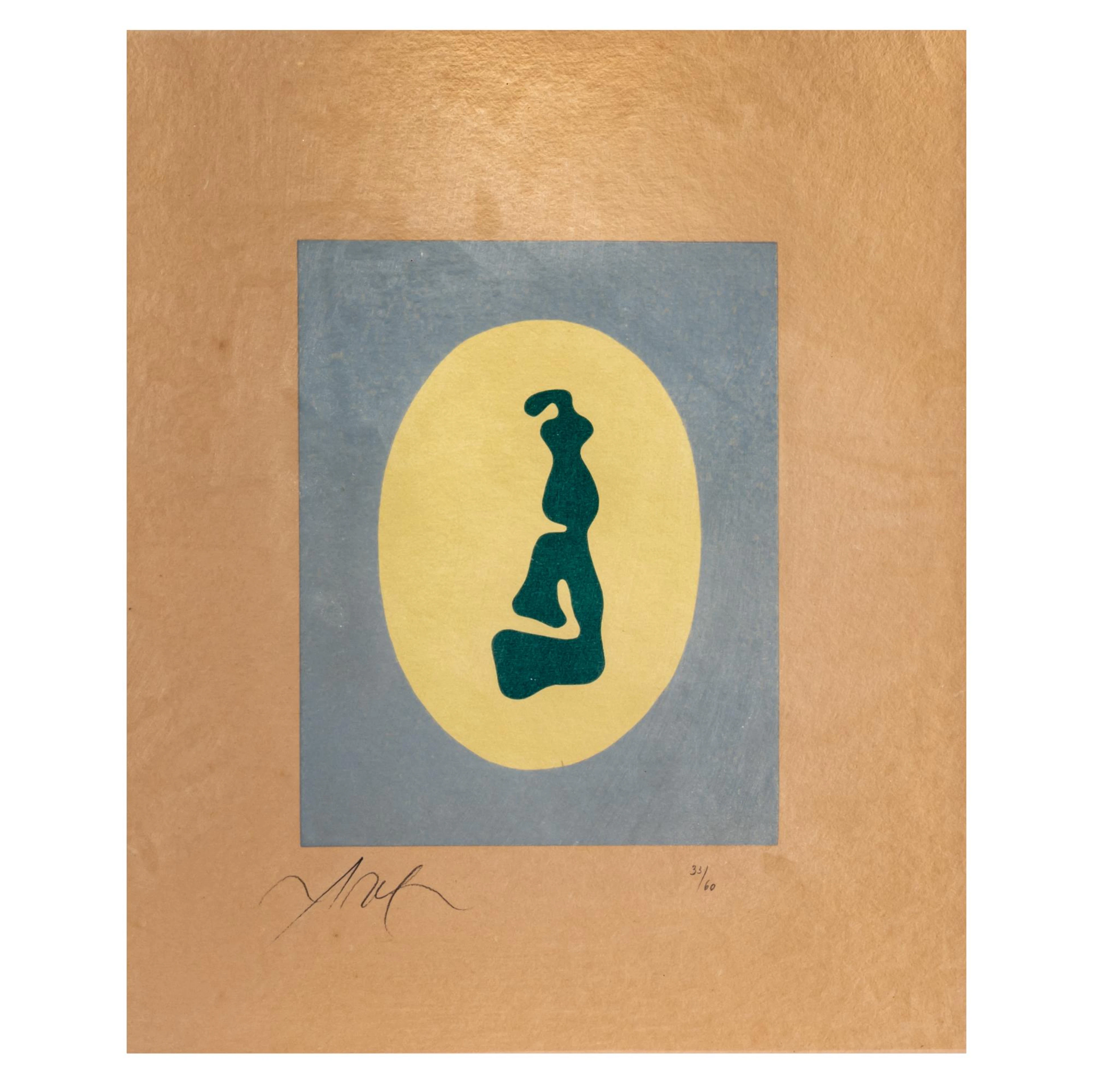 Hans (Jean) Arp (1886 Straßburg - 1966 Basel) Blatt aus der Serie