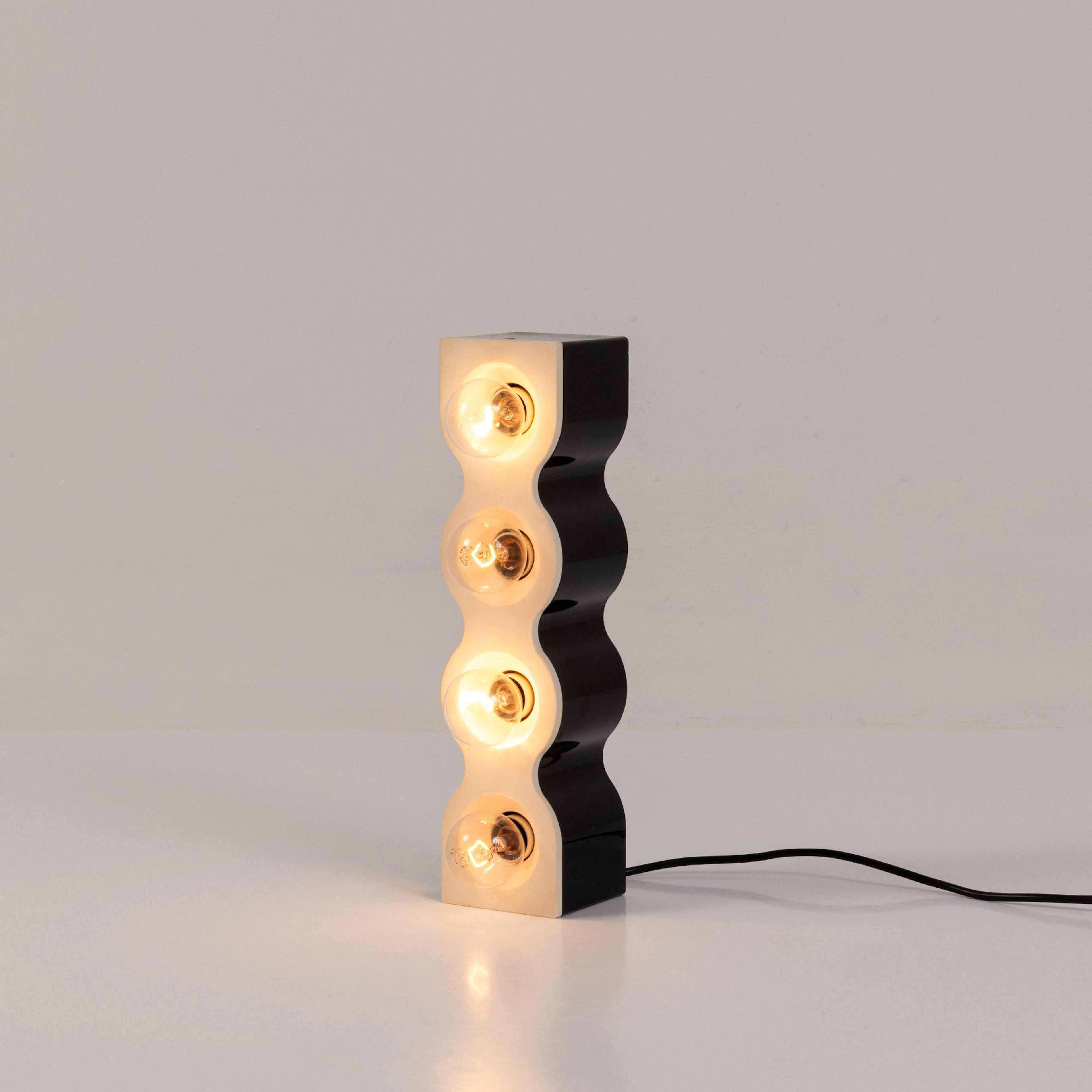 Ettore Sottsass Tischleuchte 'Sinus', 1972 (Entwurf)
