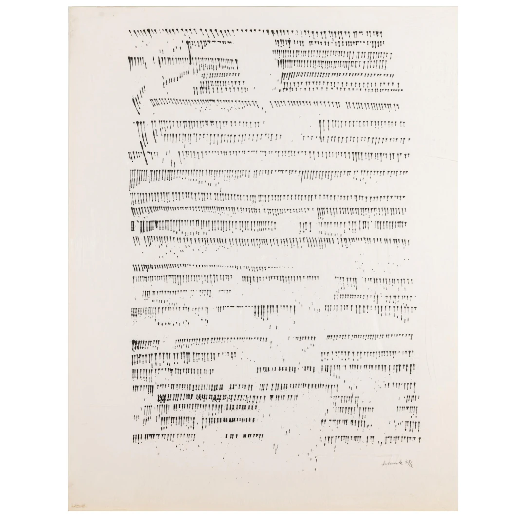 Oskar Holweck (1924 St. Ingbert - 2007 ebenda) Ohne Titel (74/2), 1974