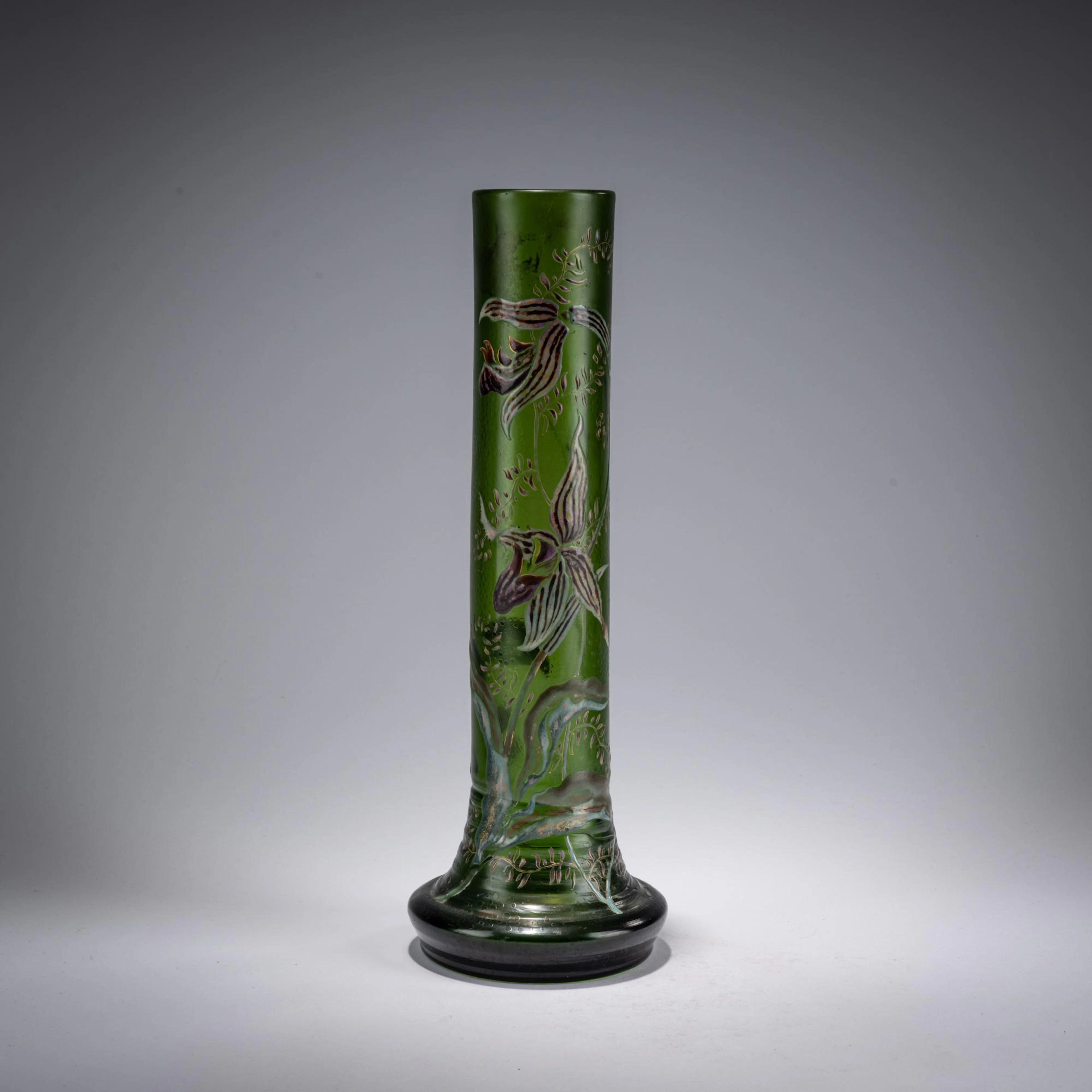Emile Gallé, Nancy Vase 'Sabot de Vénus', um 1892