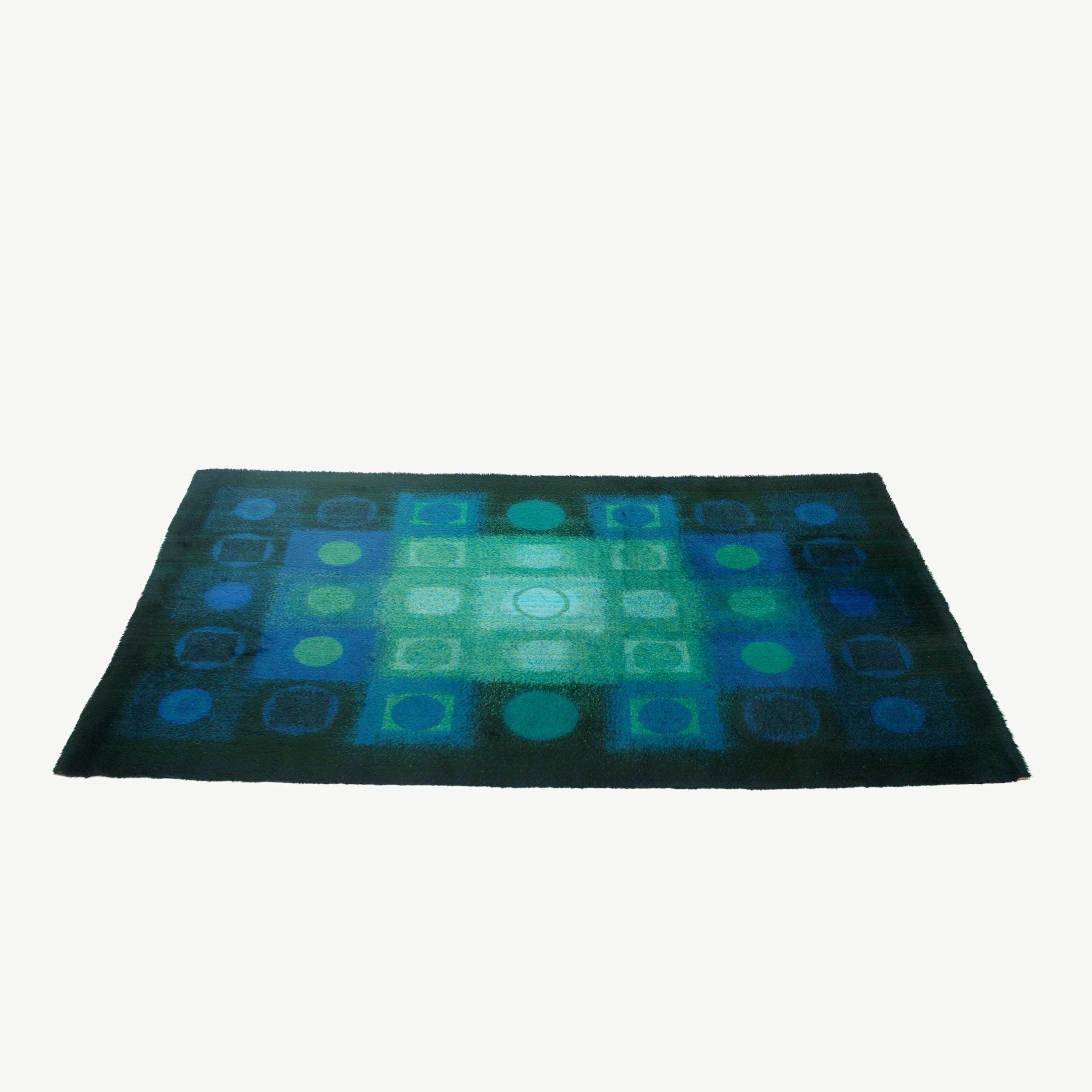 Verner Panton Teppich 'Geometri', 1960 (Entwurf)
