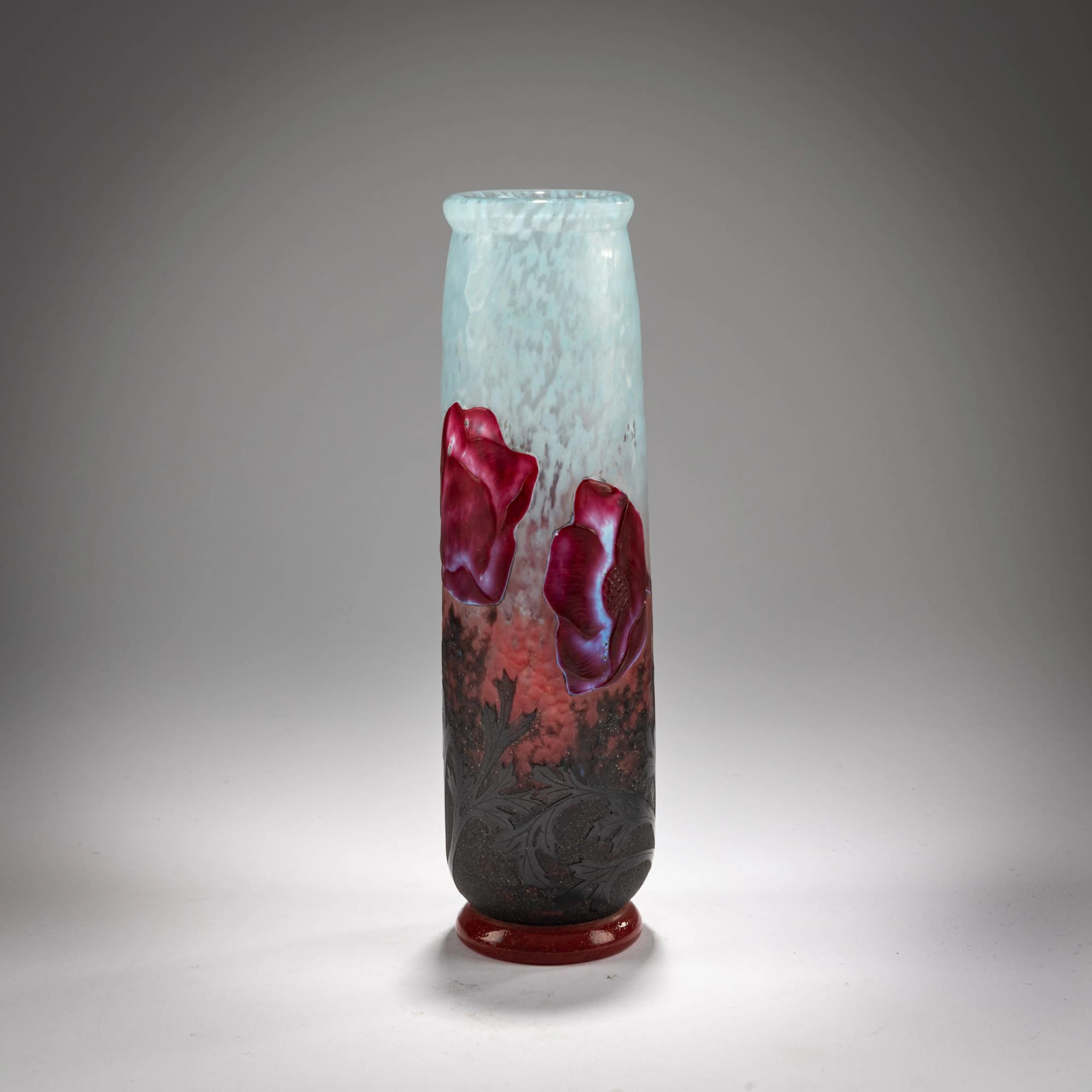 Henri Bergé Vase 'Anémones', um 1905