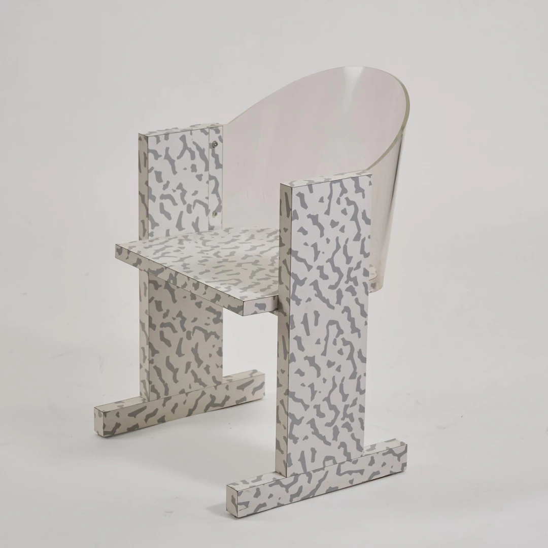 Ettore Sottsass Armlehnstuhl 'Teodora', 1986/87 (Entwurf)