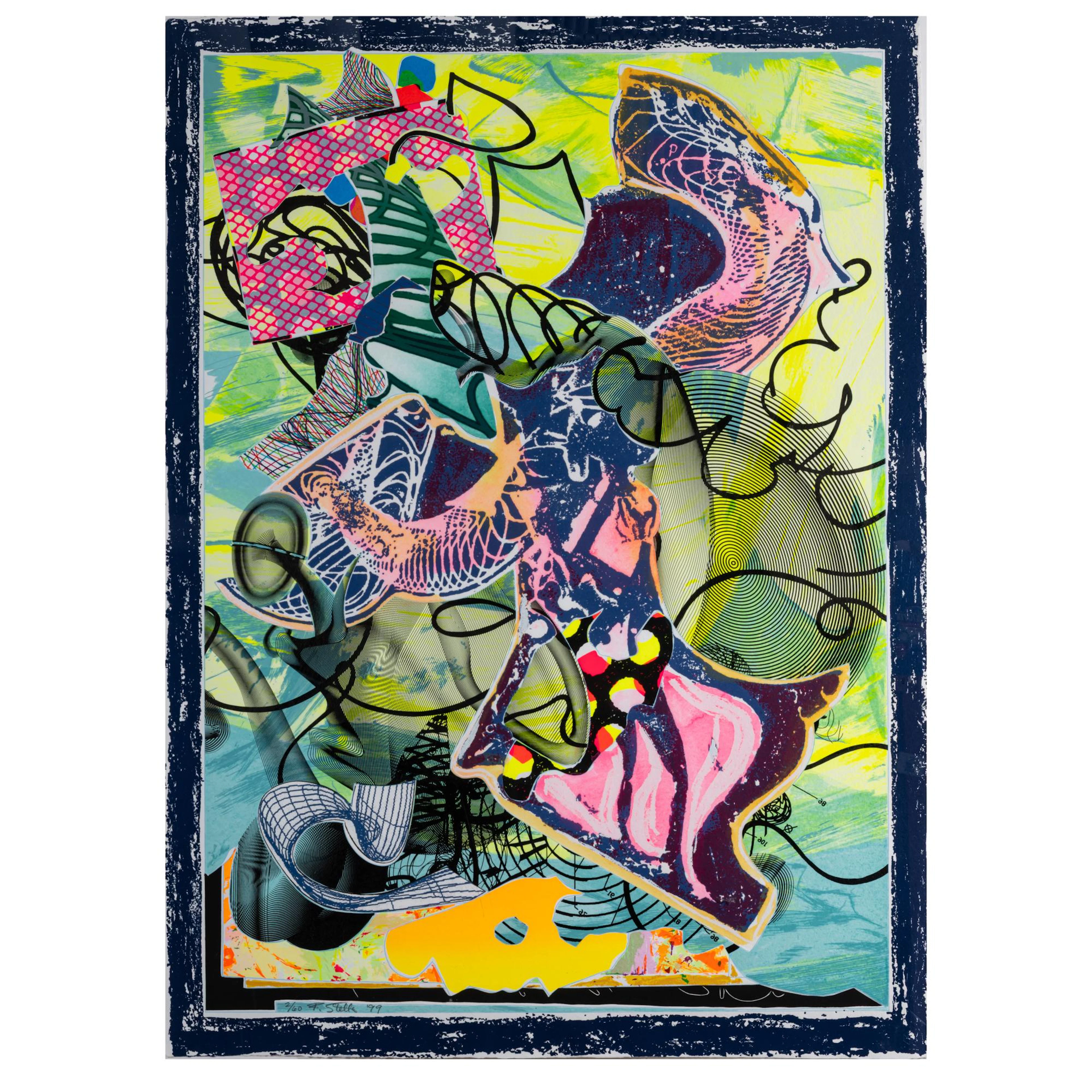 Frank Stella (1936 Malden, MA - lebt und arbeitet in New York) 'Nemrik'