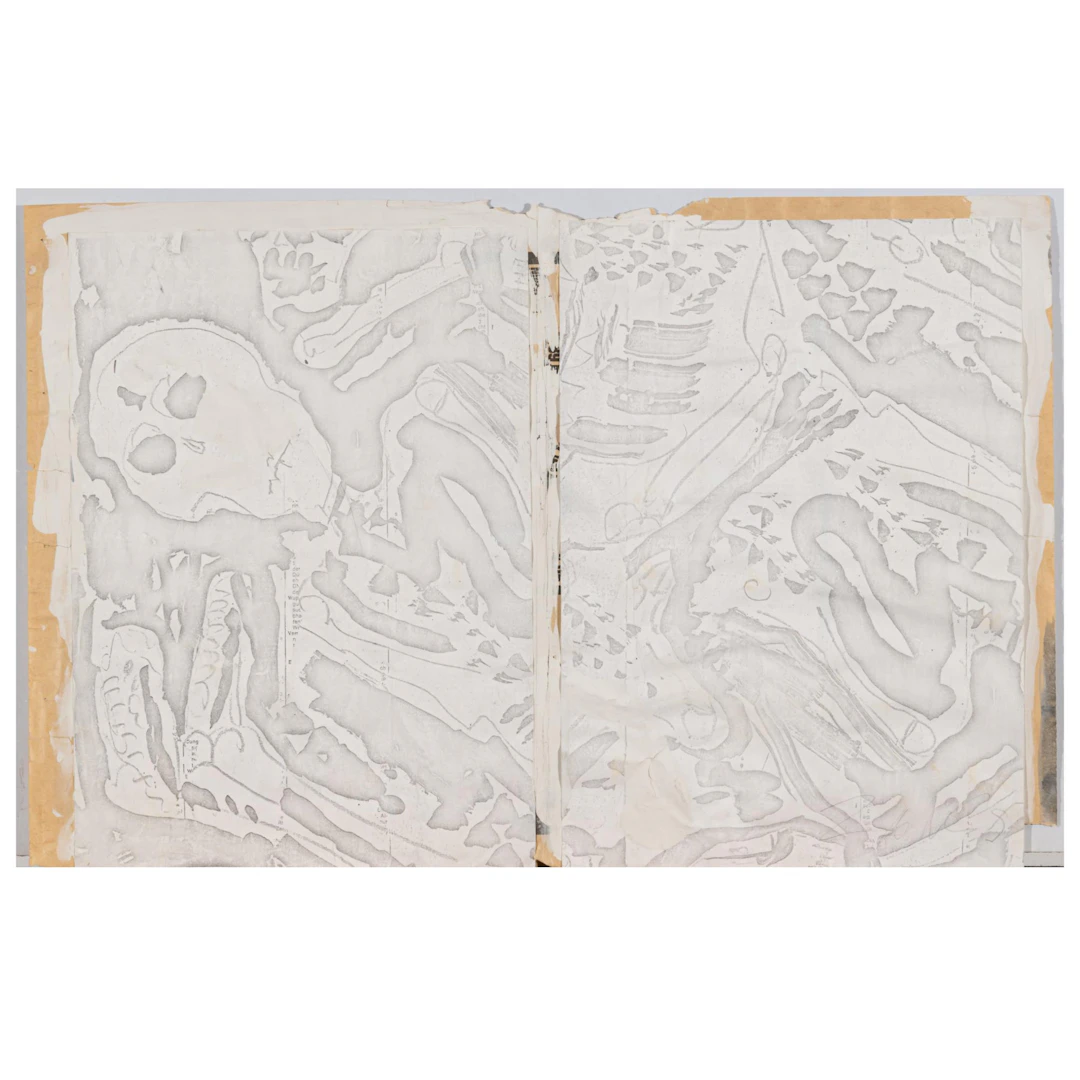 Herbert Zangs (1924 Krefeld - 2003 ebenda) Ohne Titel (Grab), circa 1981