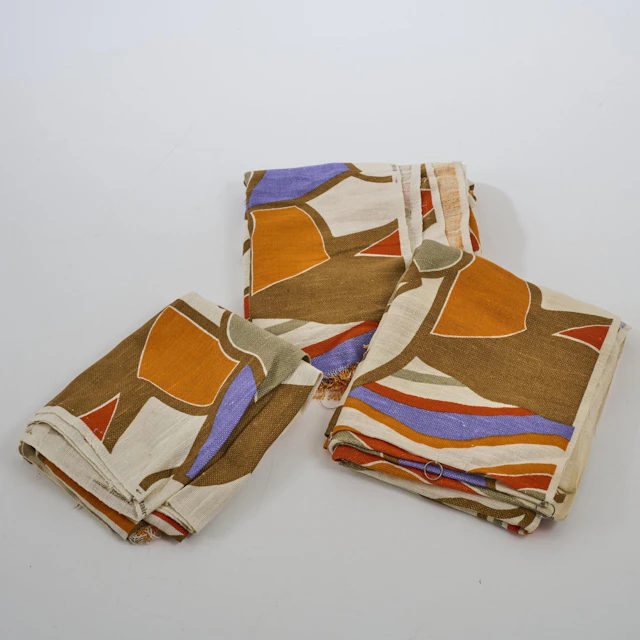 Wolf Bauer Drei Gardinenschals 'Enko', 1970er Jahre (Entwurf)