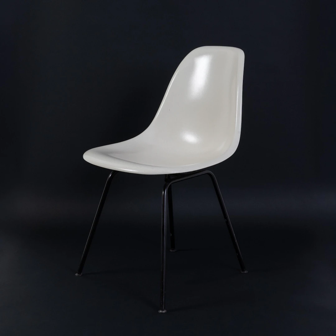 Charles Eames; Ray Eames Stuhl 'DSX' auf H-Base, 1950-53 (Entwurf)