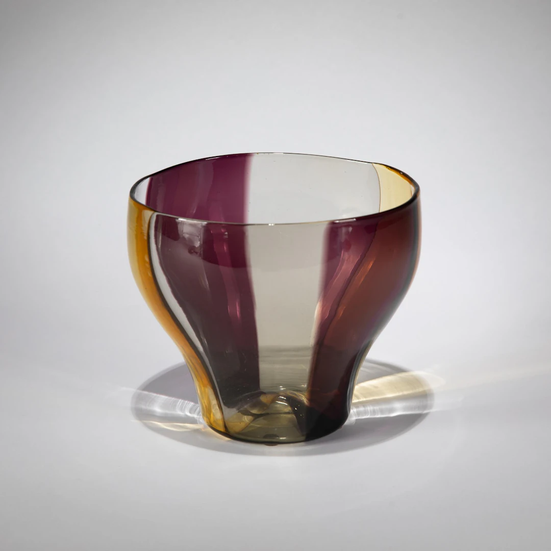 Fulvio Bianconi Vase 'A spicchi', um 1954-57