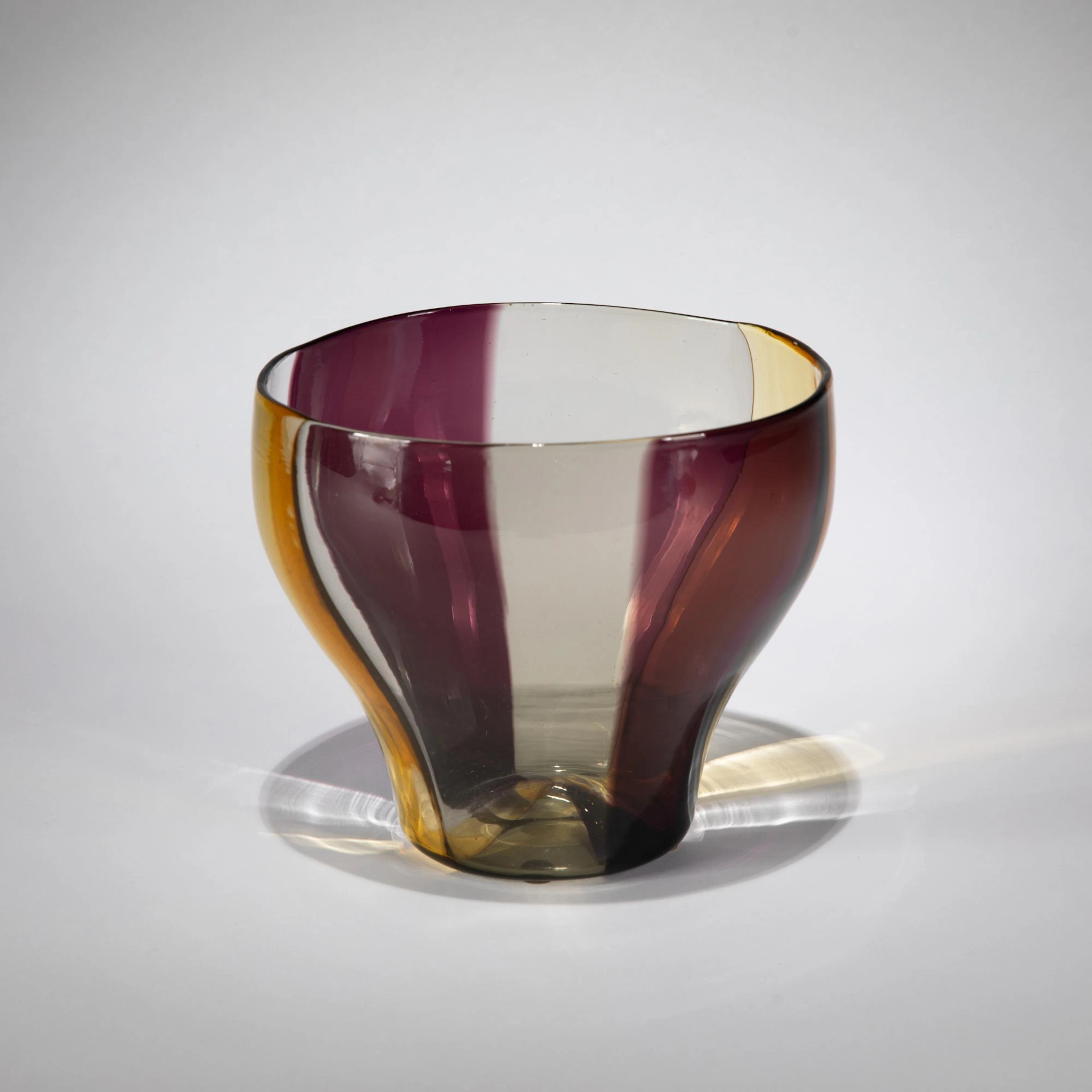 Fulvio Bianconi Vase 'A spicchi', um 1954-57