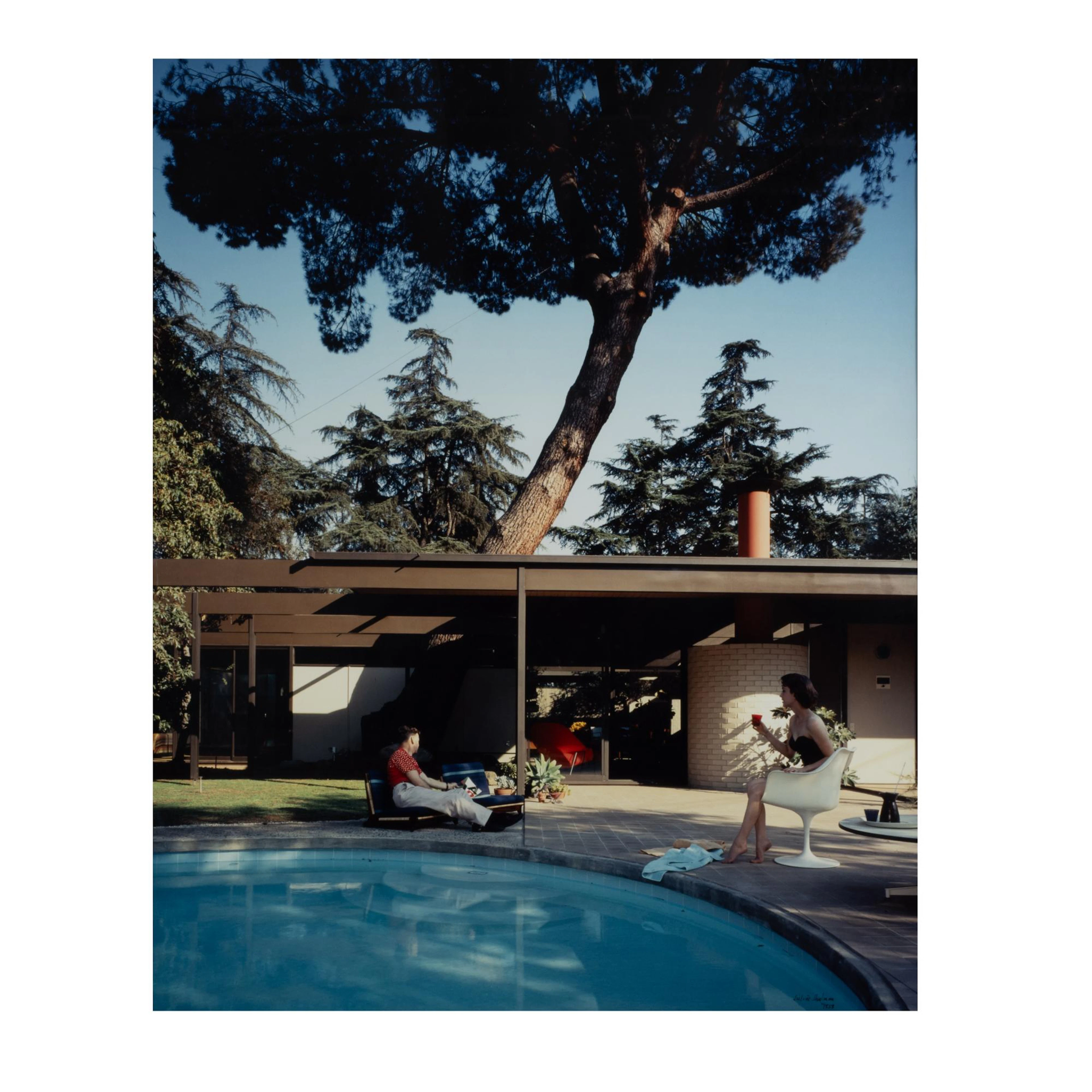 Julius Shulman (1910 New York City - 2009 Los Angeles, CA) 'Buff
