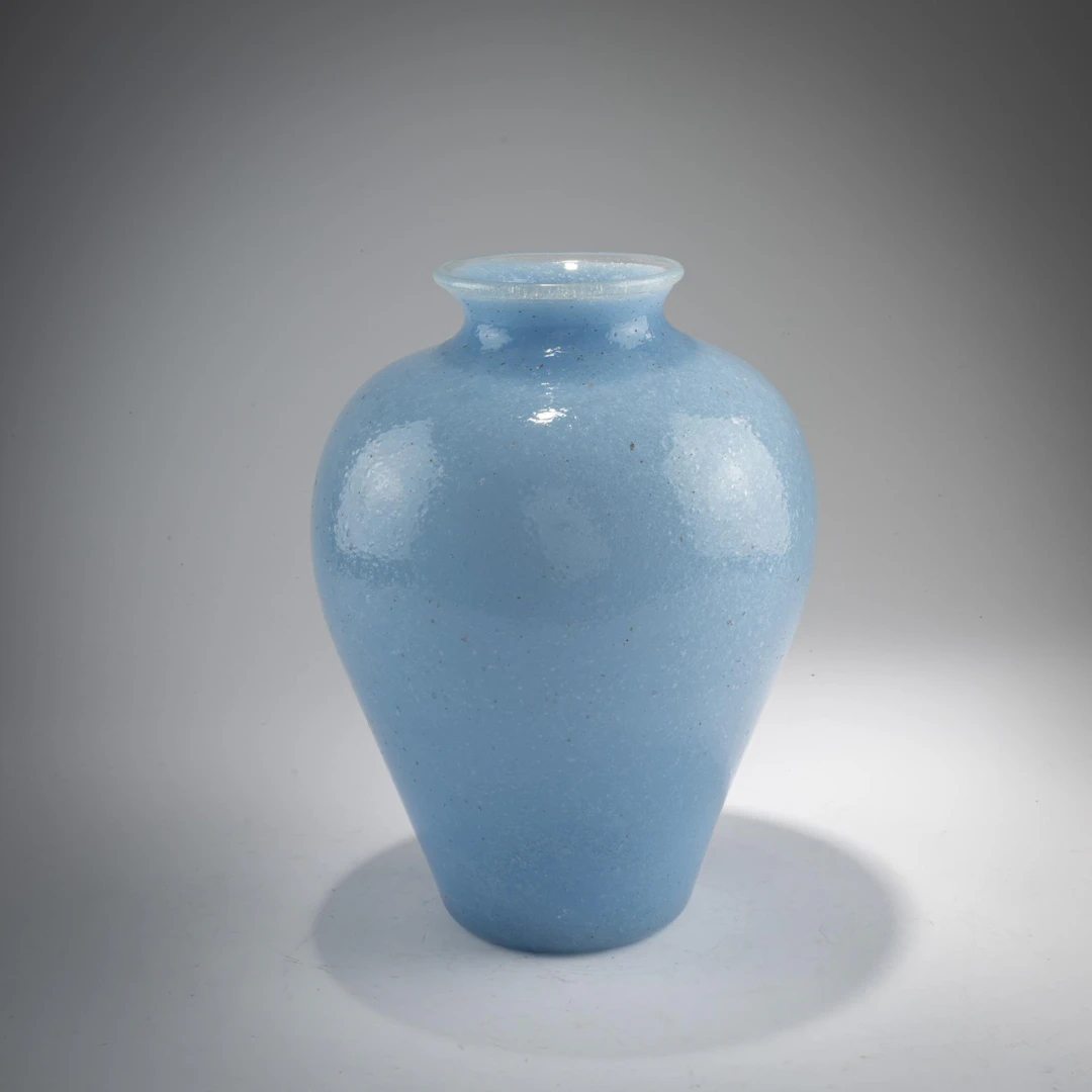Barovier Seguso Ferro (zugeschrieben) Vase 'Pulegoso', um 1932