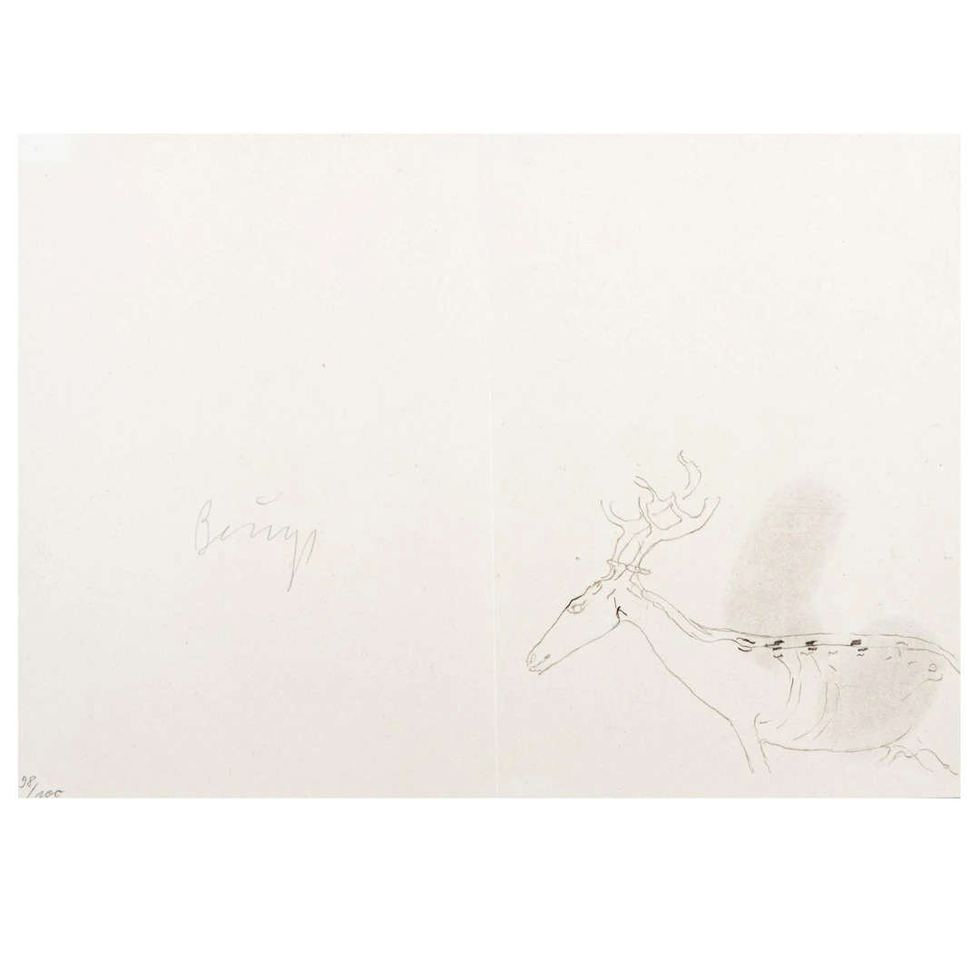 Joseph Beuys (1921 Krefeld - 1986 Düsseldorf) 'Zeichnungen zu Leonardo