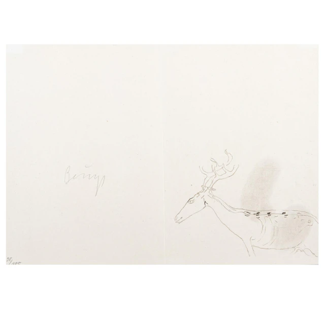 Joseph Beuys (1921 Krefeld - 1986 Düsseldorf) 'Zeichnungen zu Leonardo
