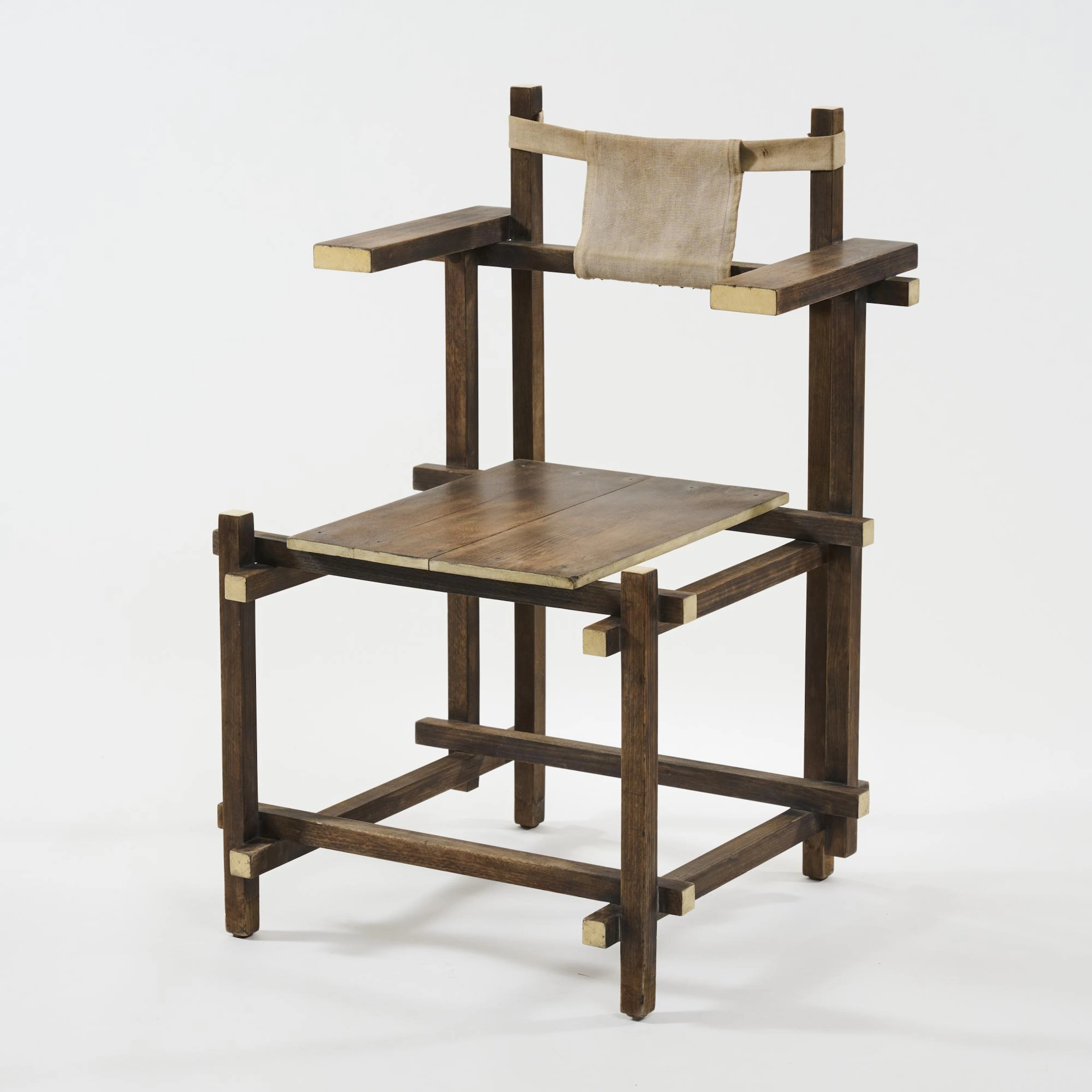 Gerrit Rietveld 'Hoge Stoel', um 1919