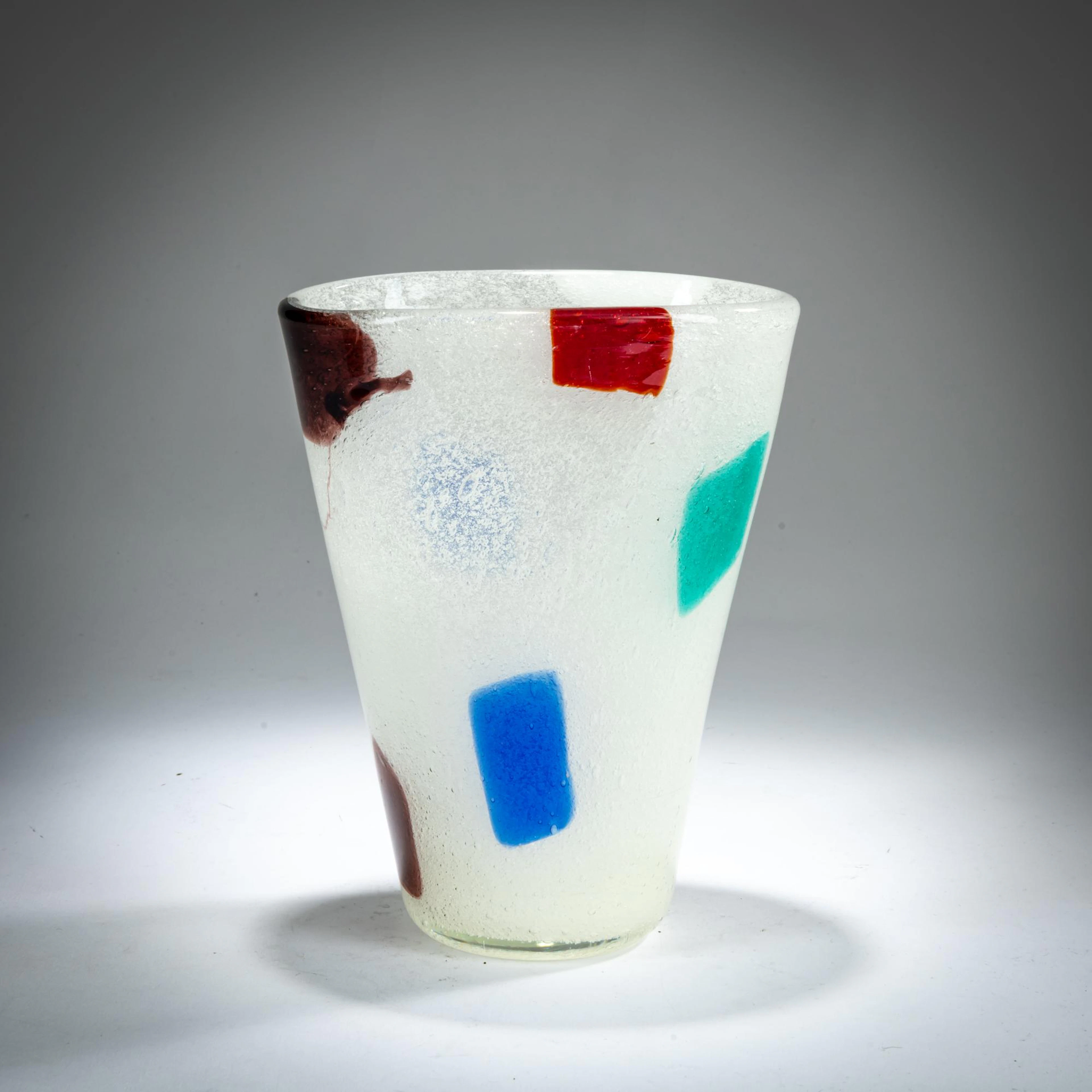 Dino Martens Vase 'Pulegoso arlecchino', 1953