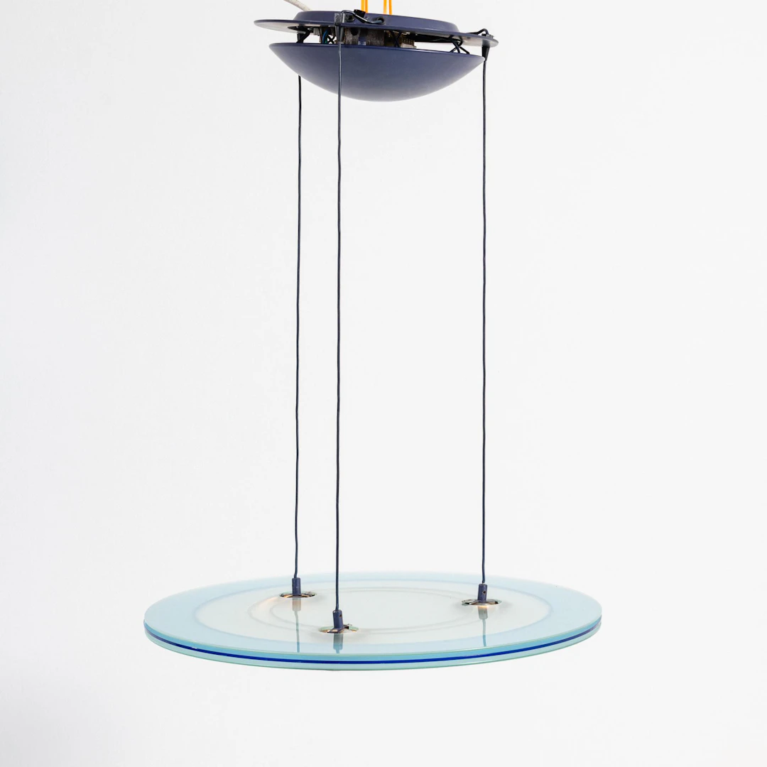 Perry A. King; Santiago Miranda Deckenleuchte 'Ufo', 1983 (Entwurf)
