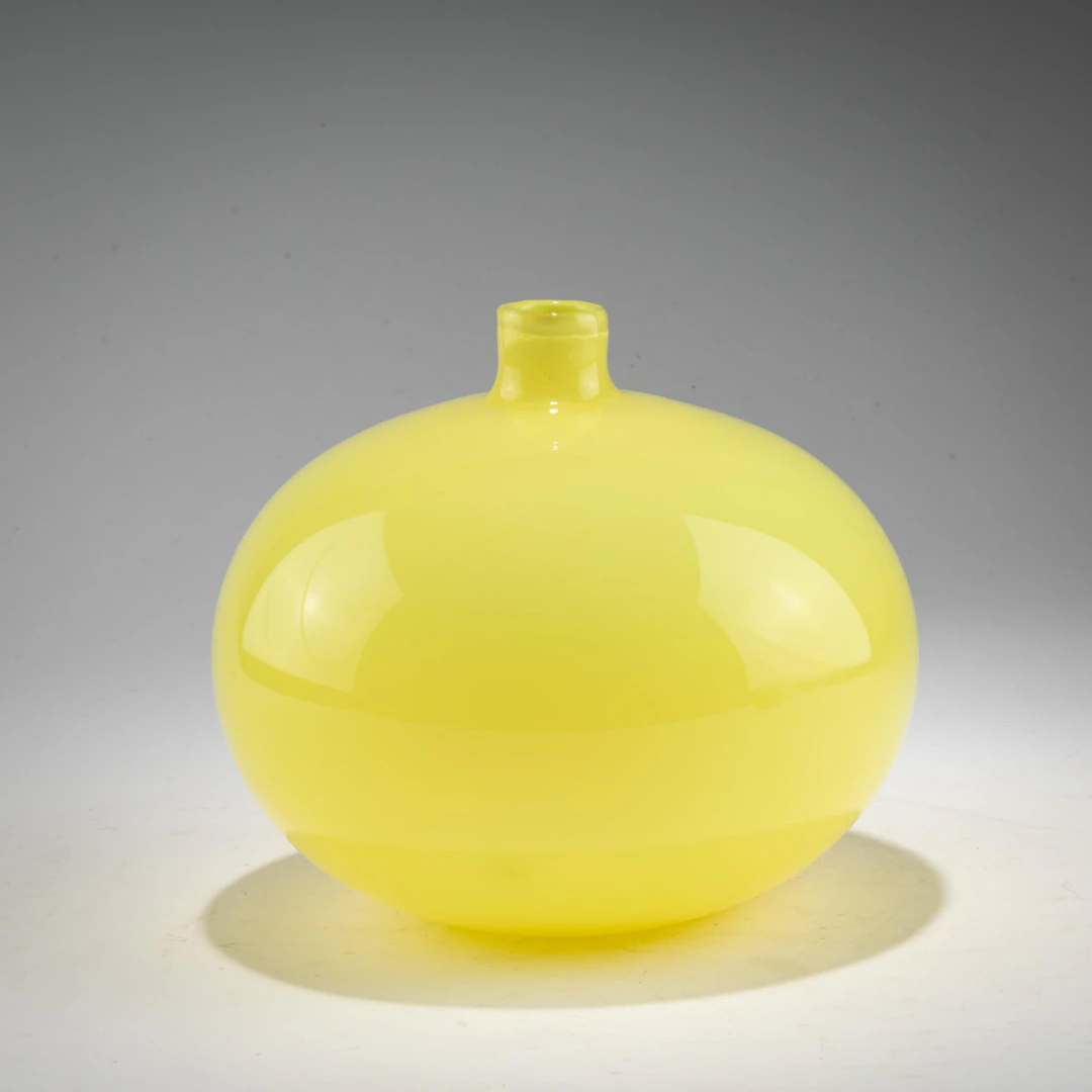 Paolo Venini Vase 'Opalino', um 1952