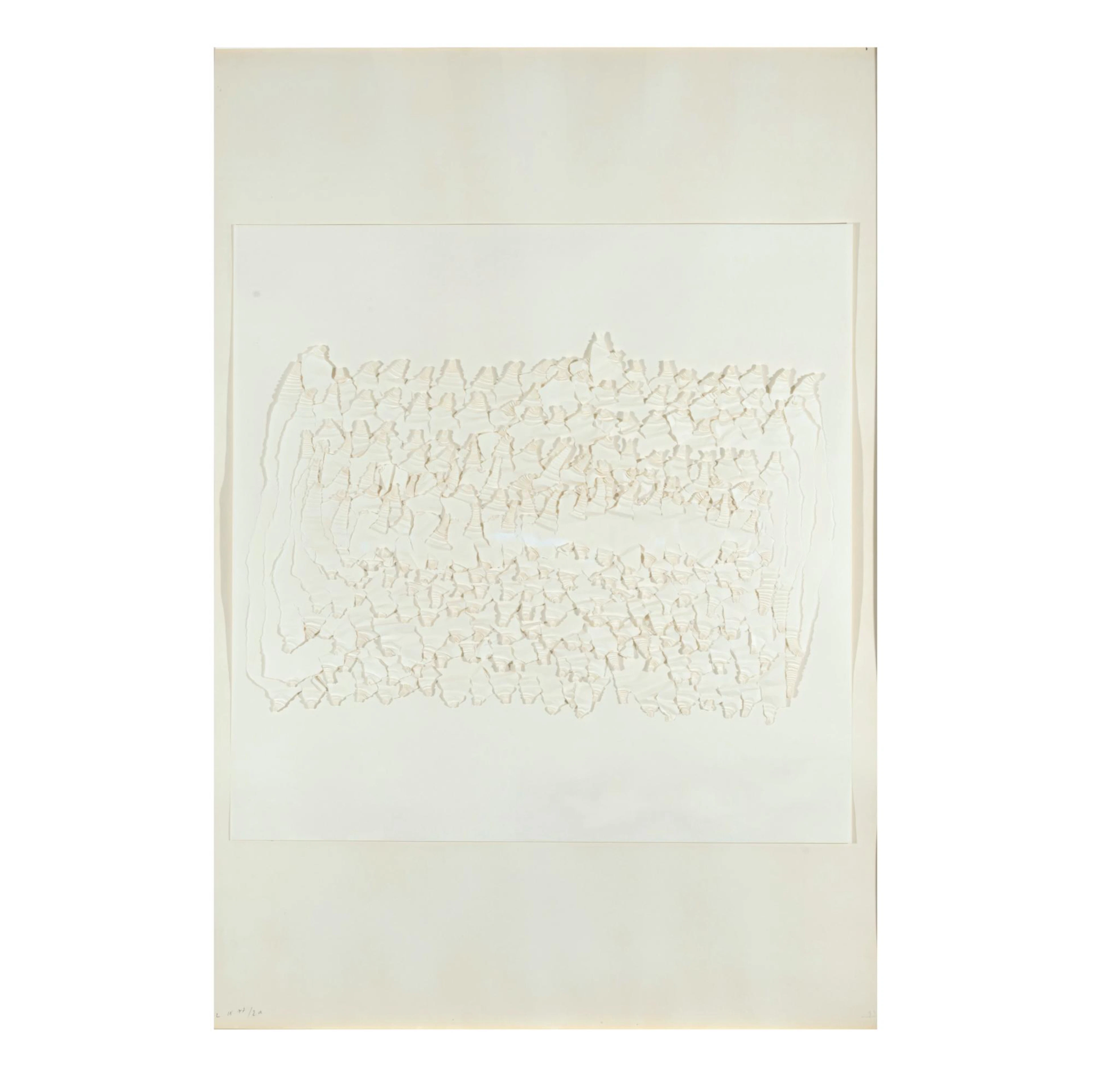 Oskar Holweck (1924 St. Ingbert - 2007 ebenda) Collage/Decollage '2