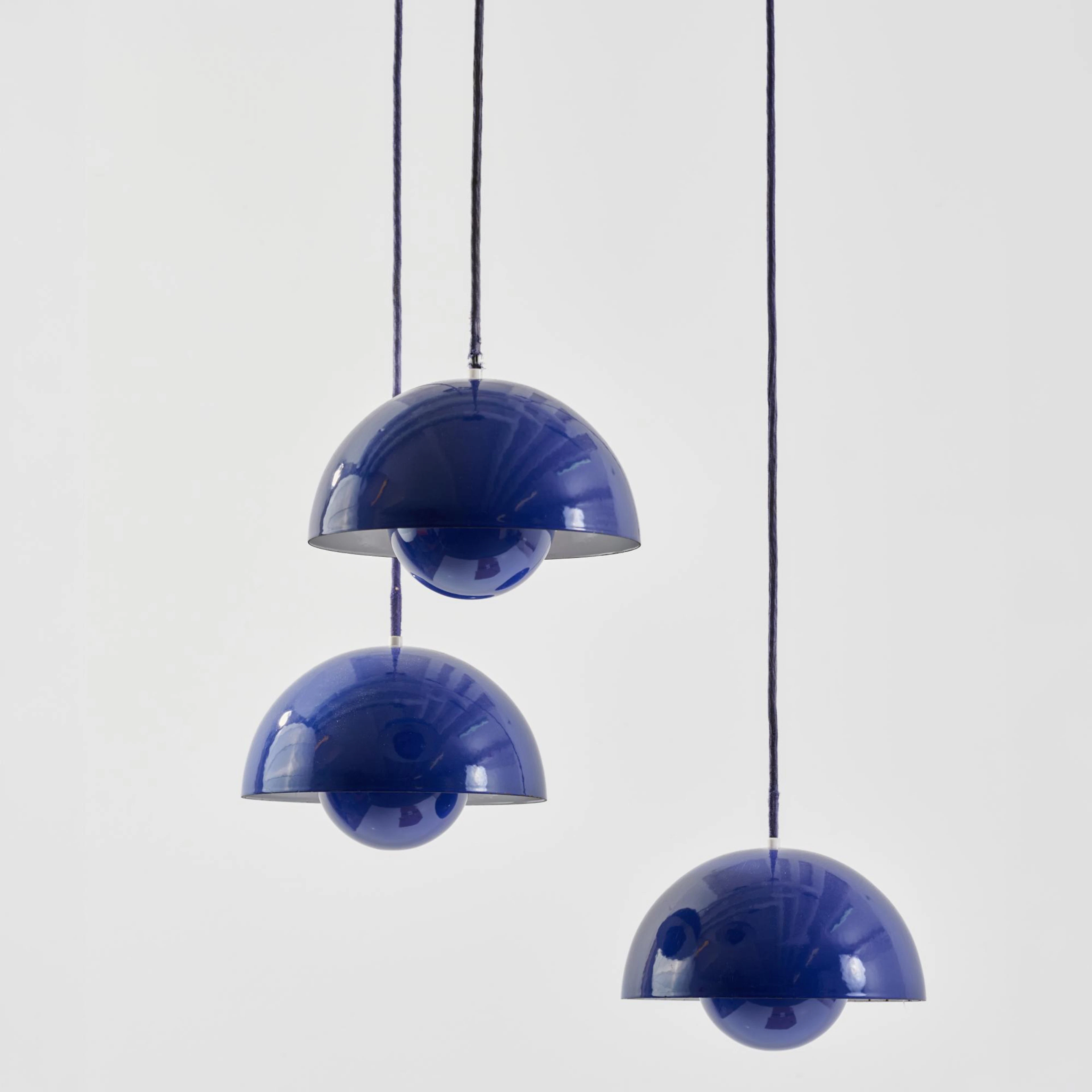 Verner Panton Drei Deckenleuchten 'Flower-Pot', 1969 (Entwurf)