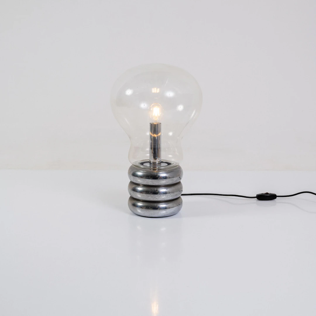 Ingo Maurer Tischleuchte 'Giant Bulb Clear', 1966 (Entwurf)