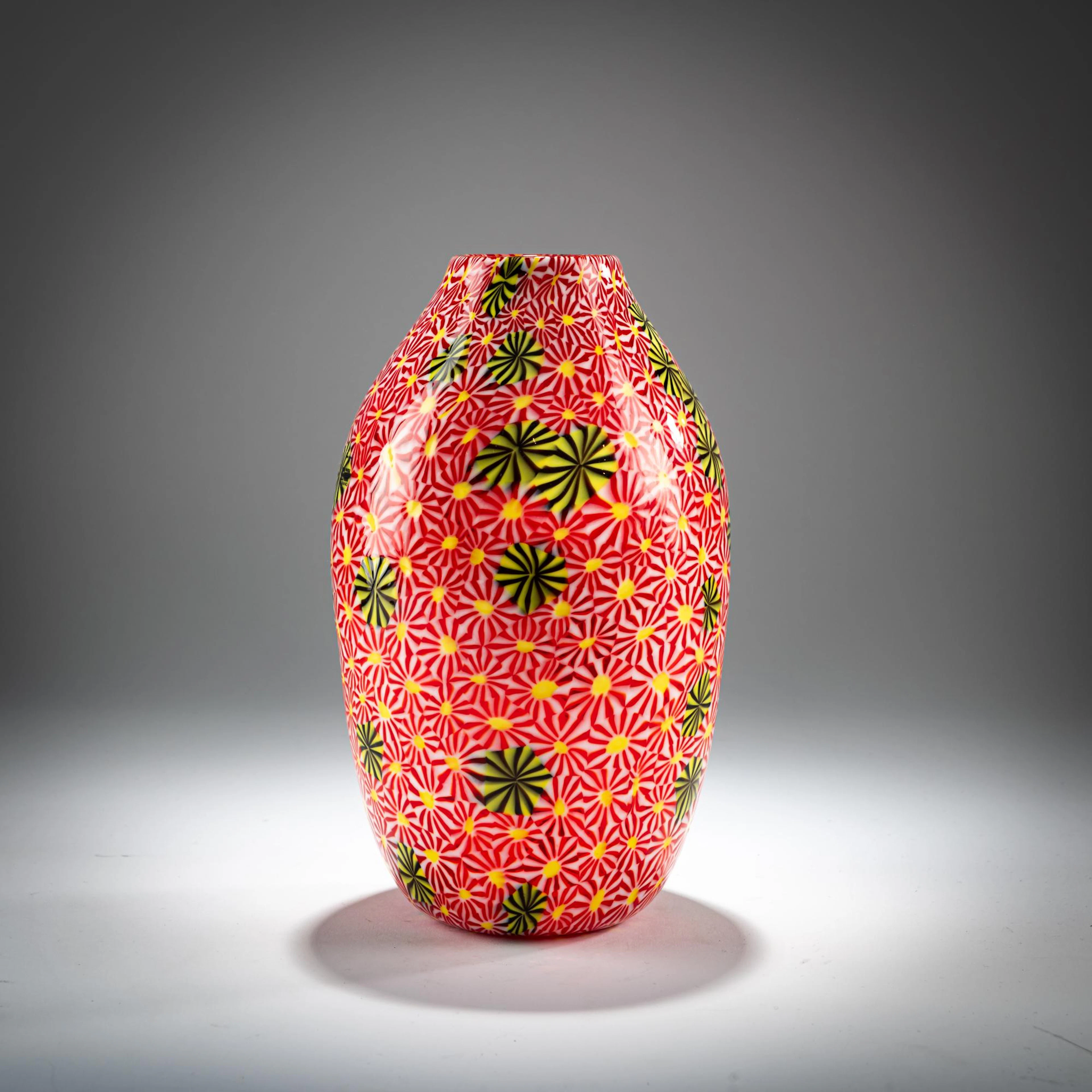 Fratelli Toso Vase 'Murrine Kiku', 1964