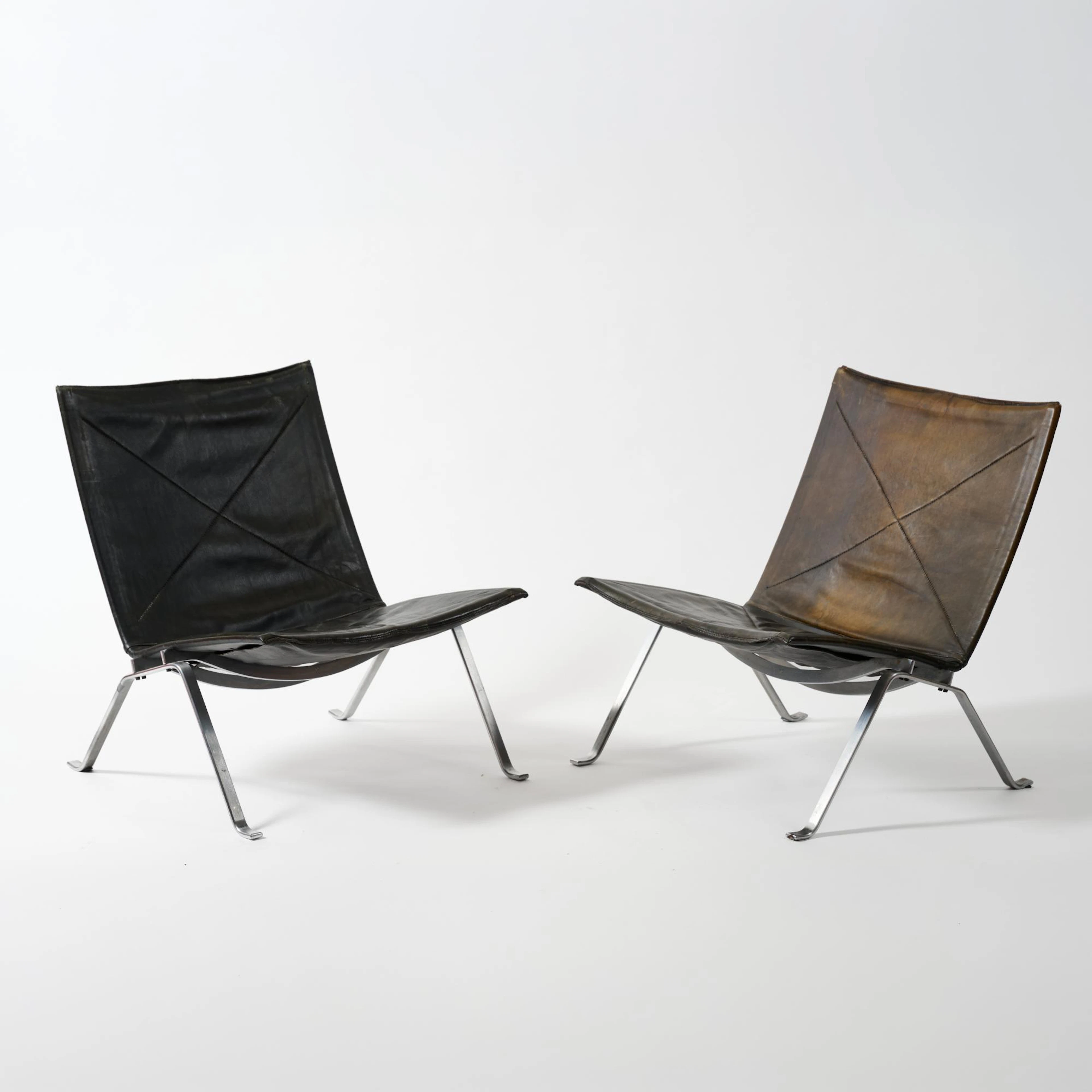 Poul Kjaerholm Zwei Sessel 'PK 22', 1956 (Entwurf)