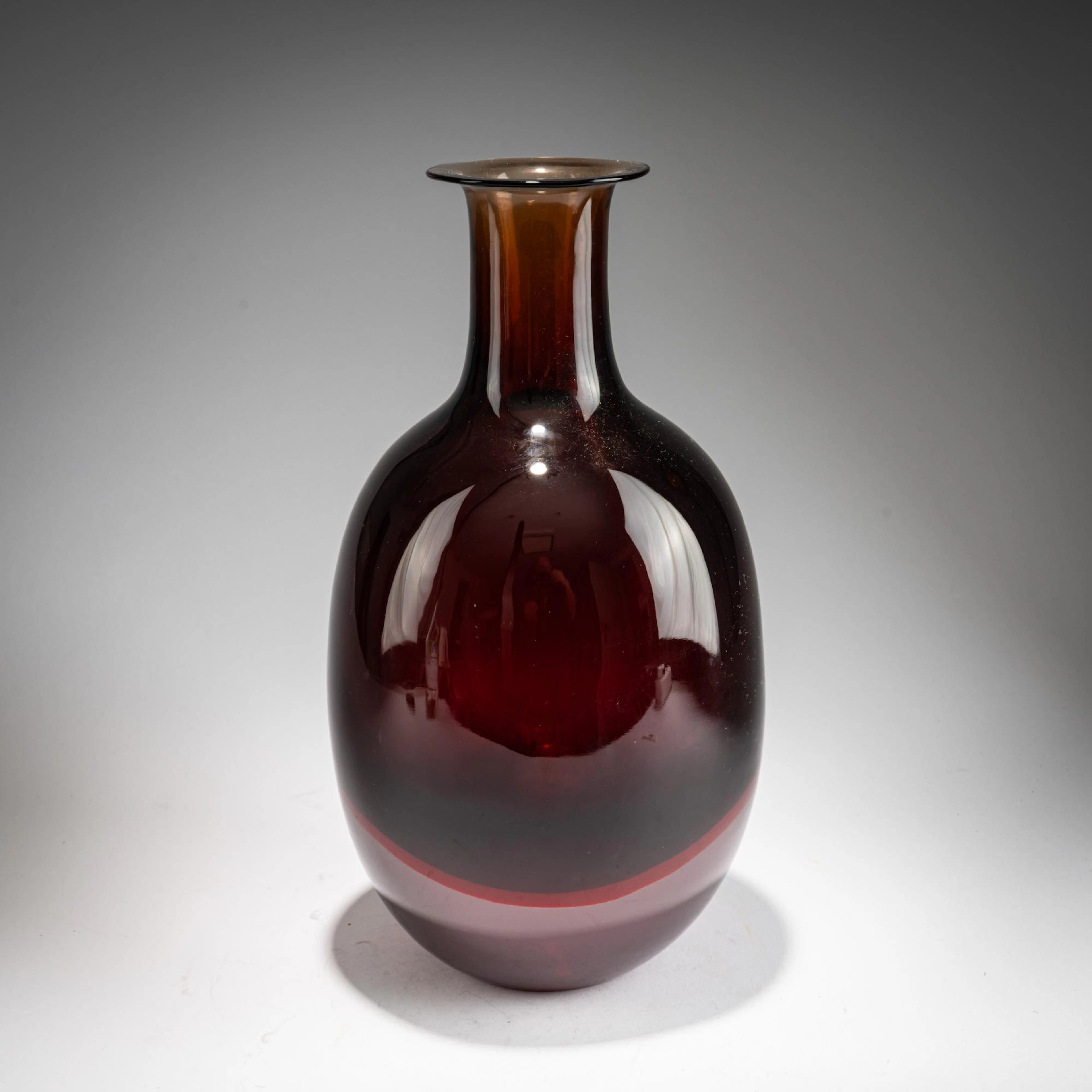 Flavio Poli Vase, 'Sommerso', um 1968