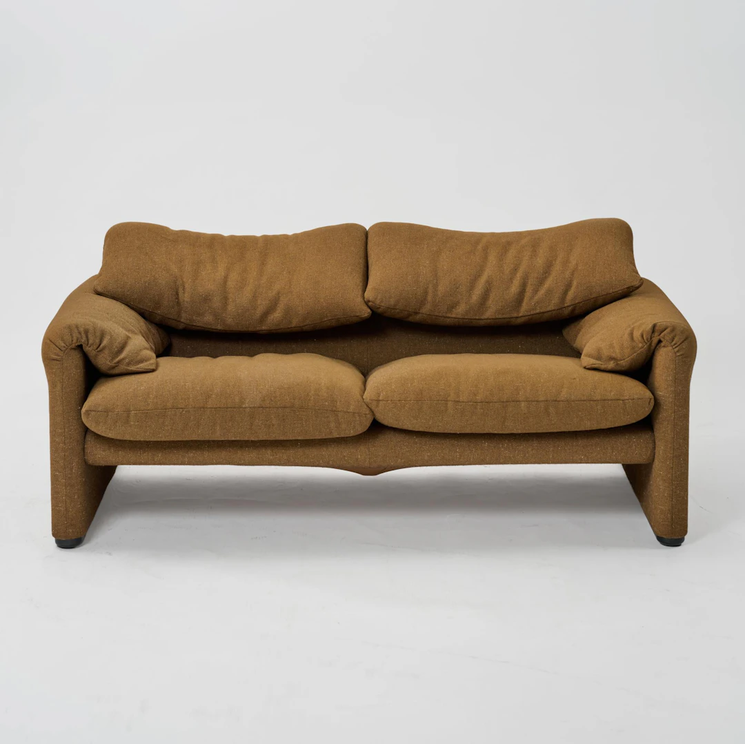 Vico Magistretti Zweisitzersofa 'Maralunga', 1973 (Entwurf)