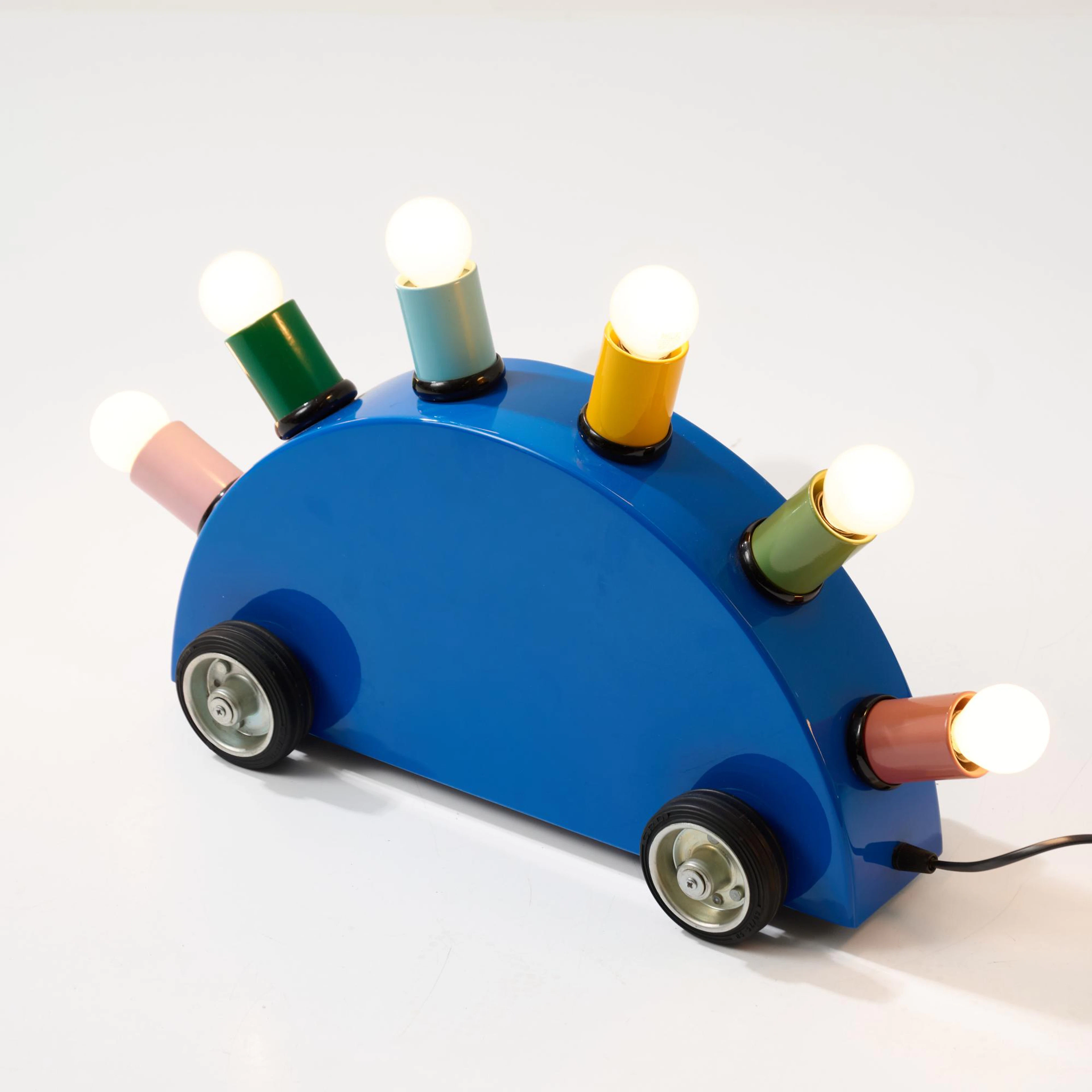 Martine Bedin Tisch-/Bodenleuchte 'Super', 1981 (Entwurf)
