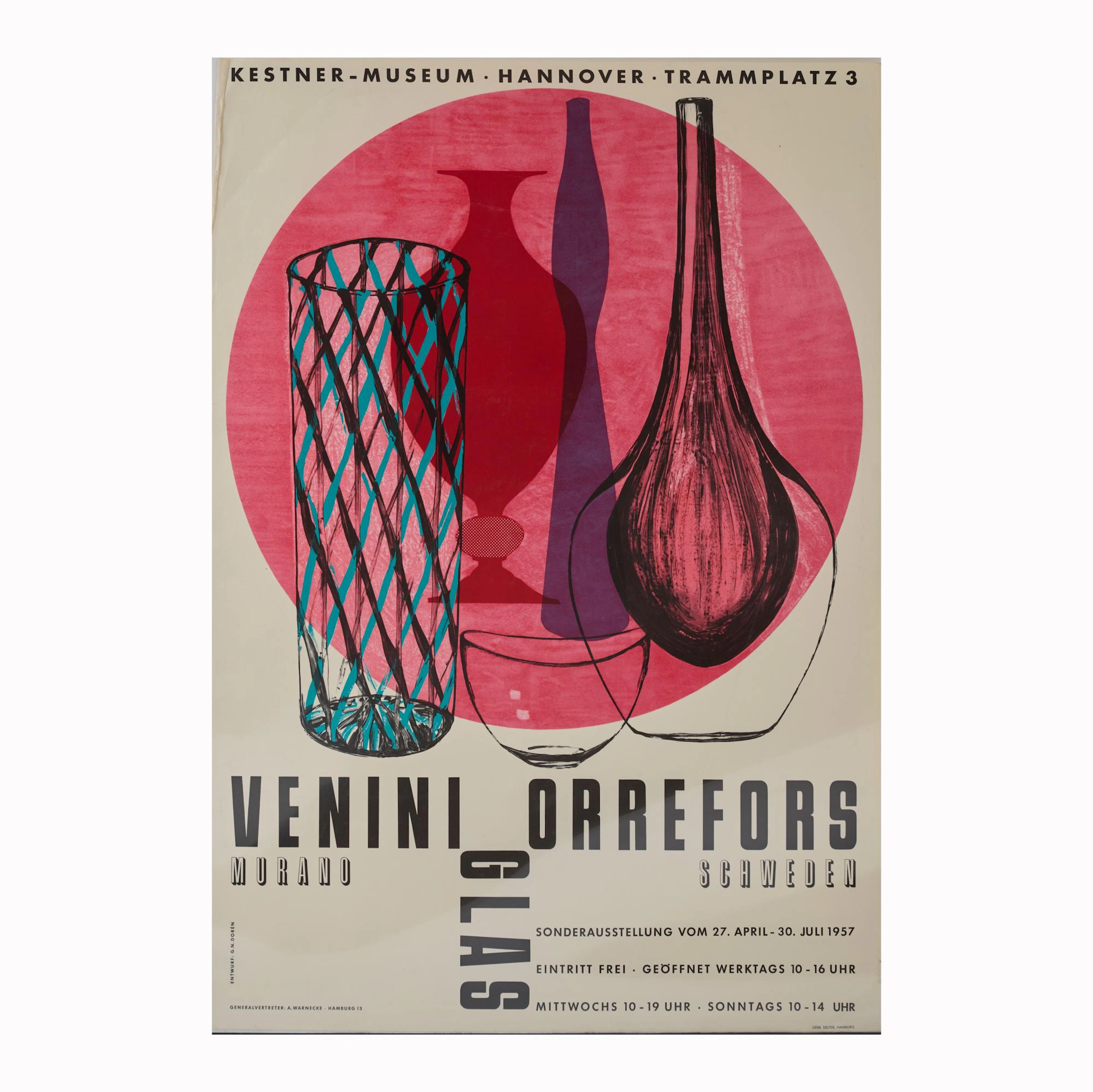 Konvolut 3 Ausstellungsposter (Maeght, und zweimal Glas), 1949 - 1957