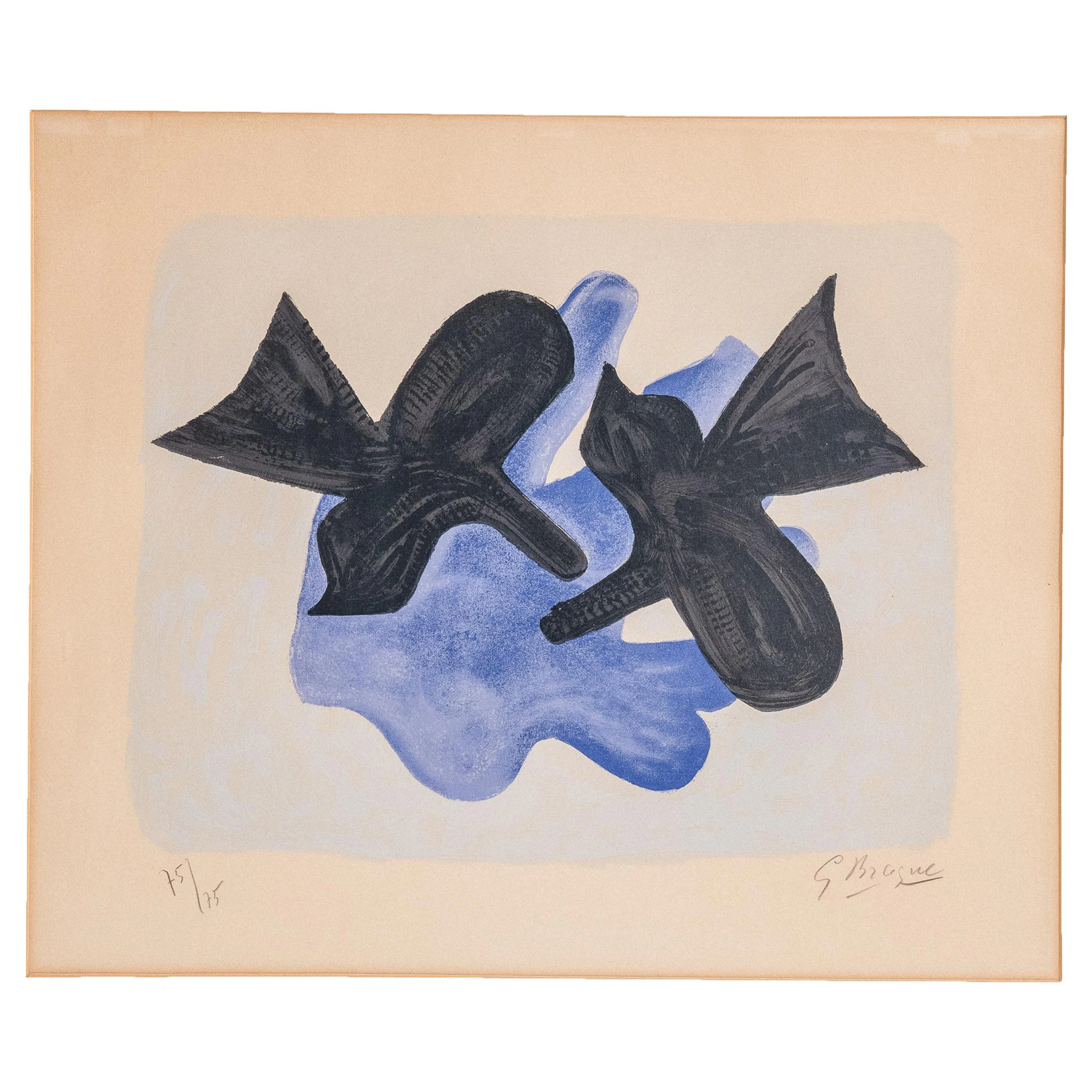 Georges Braque (1882 Argenteuil - 1963 Paris) 'Oiseaux', 1963