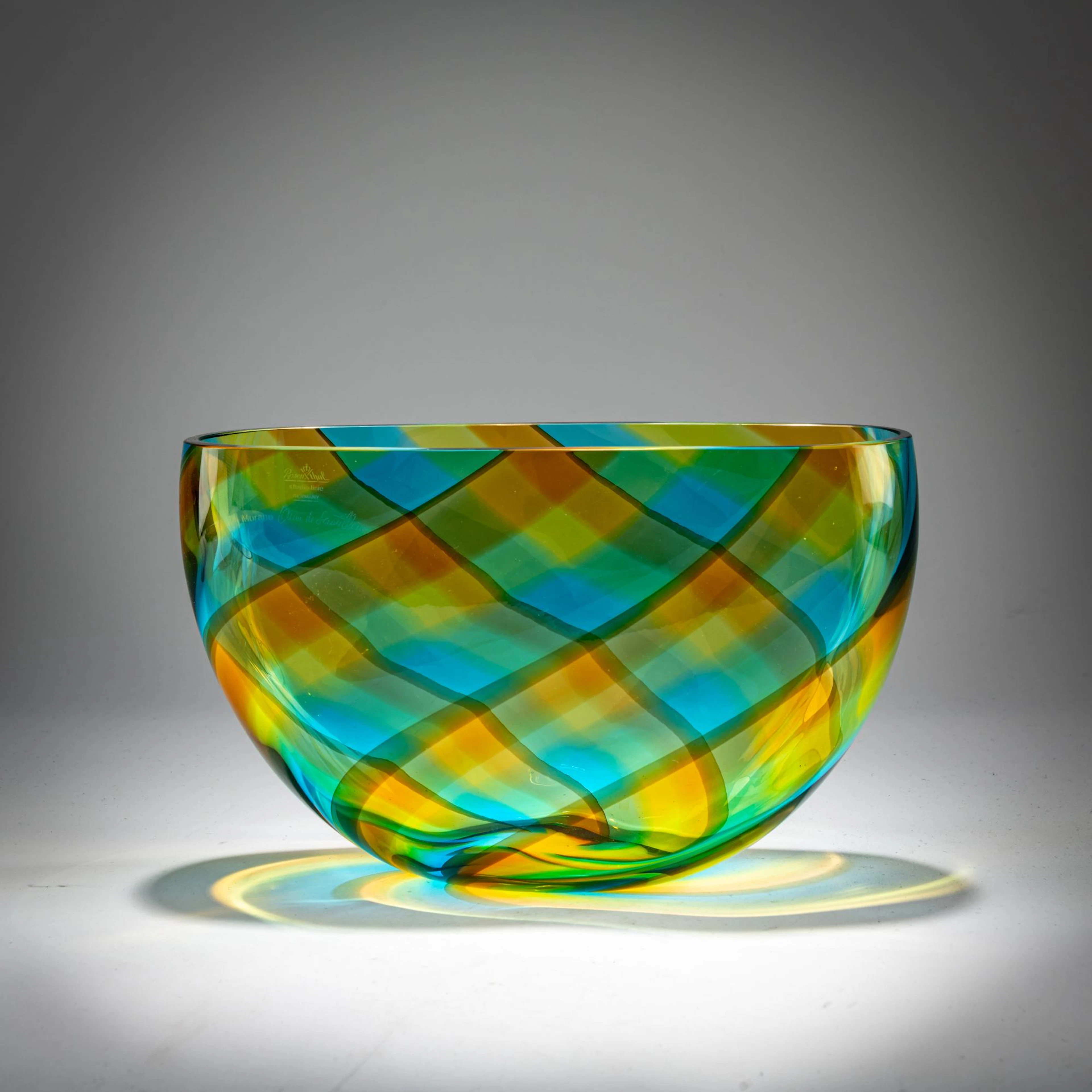Laura Diaz de Santillana Schale 'Magic Colors', um 1980