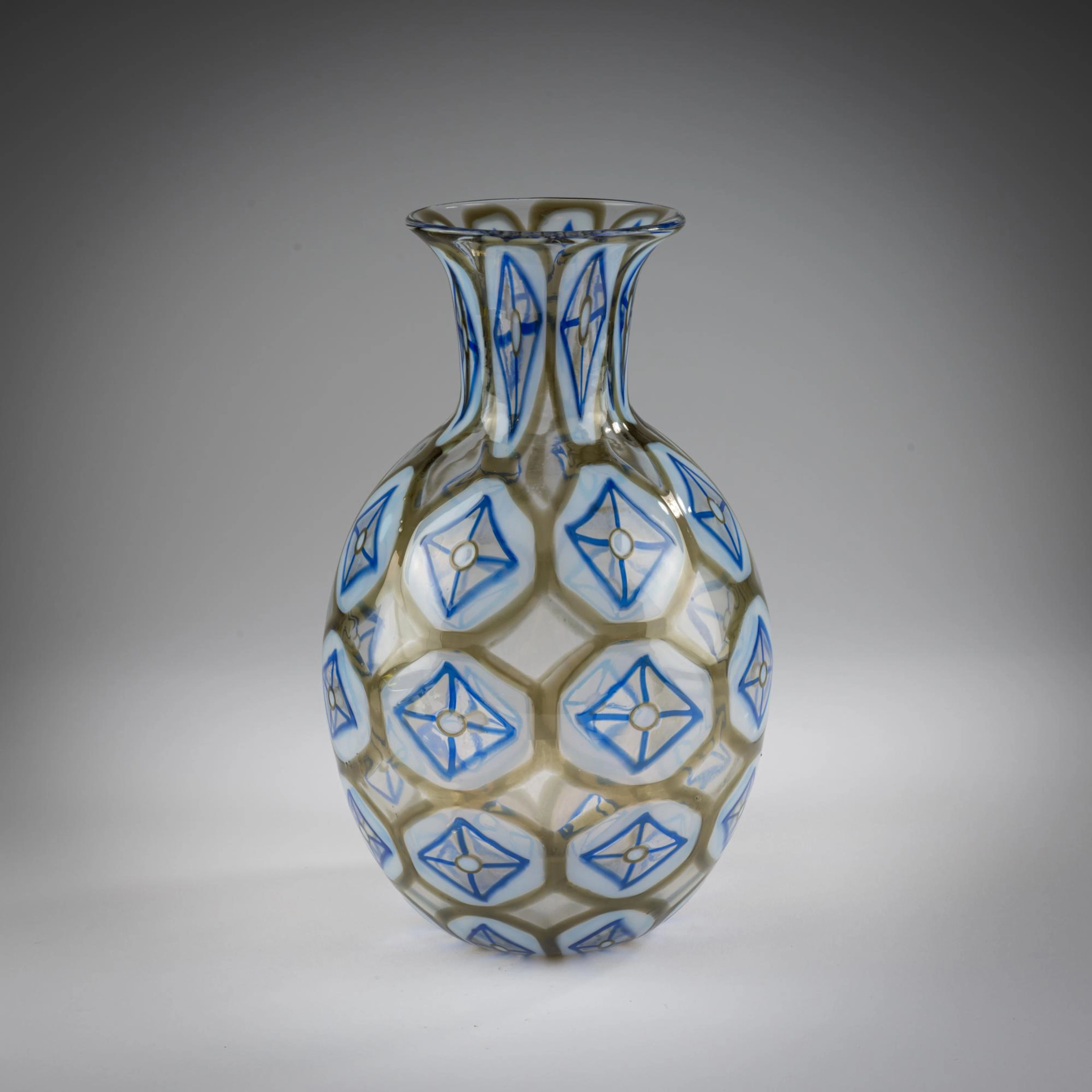 Ercole Barovier Vase 'Athena Cattedrale', um 1964
