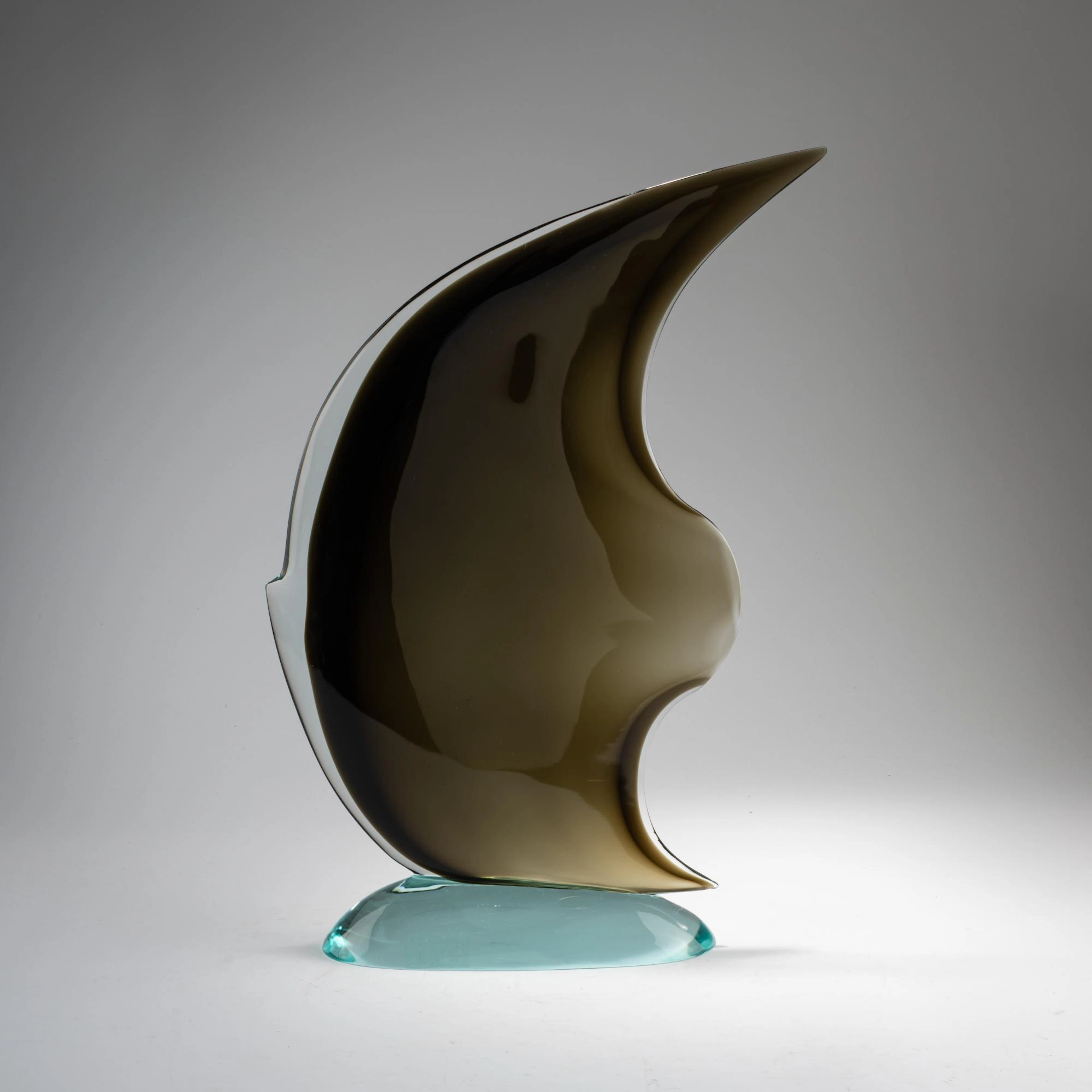 Mario Pinzoni Fisch 'Sommerso Grigio Aquamarina', um 1964