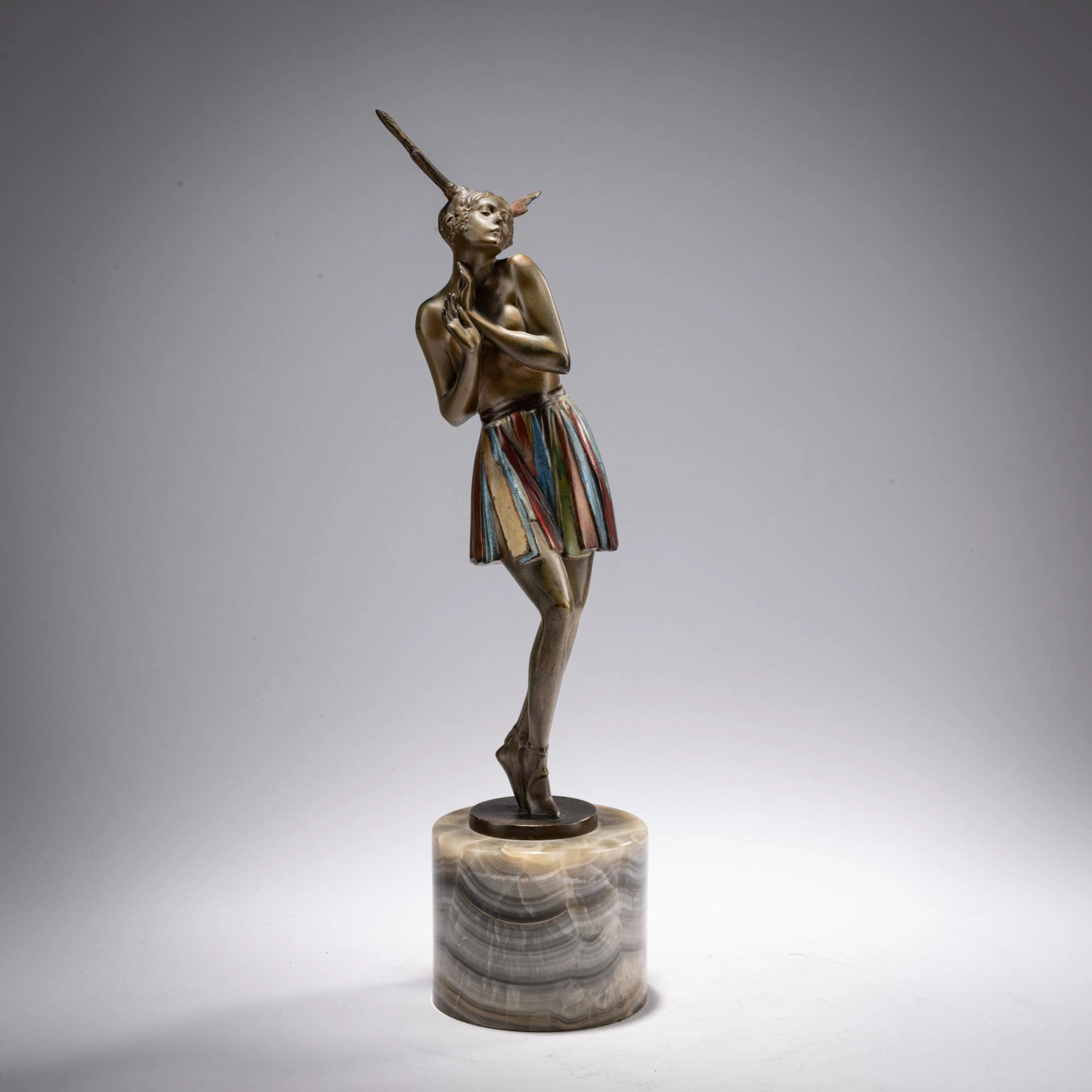 Bruno Zach Bronzefigur 'Käfer', um 1925