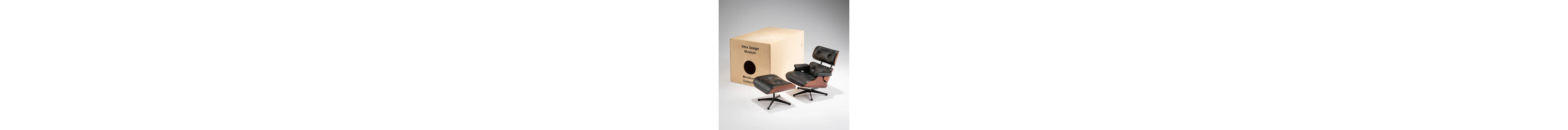 Charles Eames; Ray Eames Miniatur Armlehnsessel 'Lounge Chair' mit