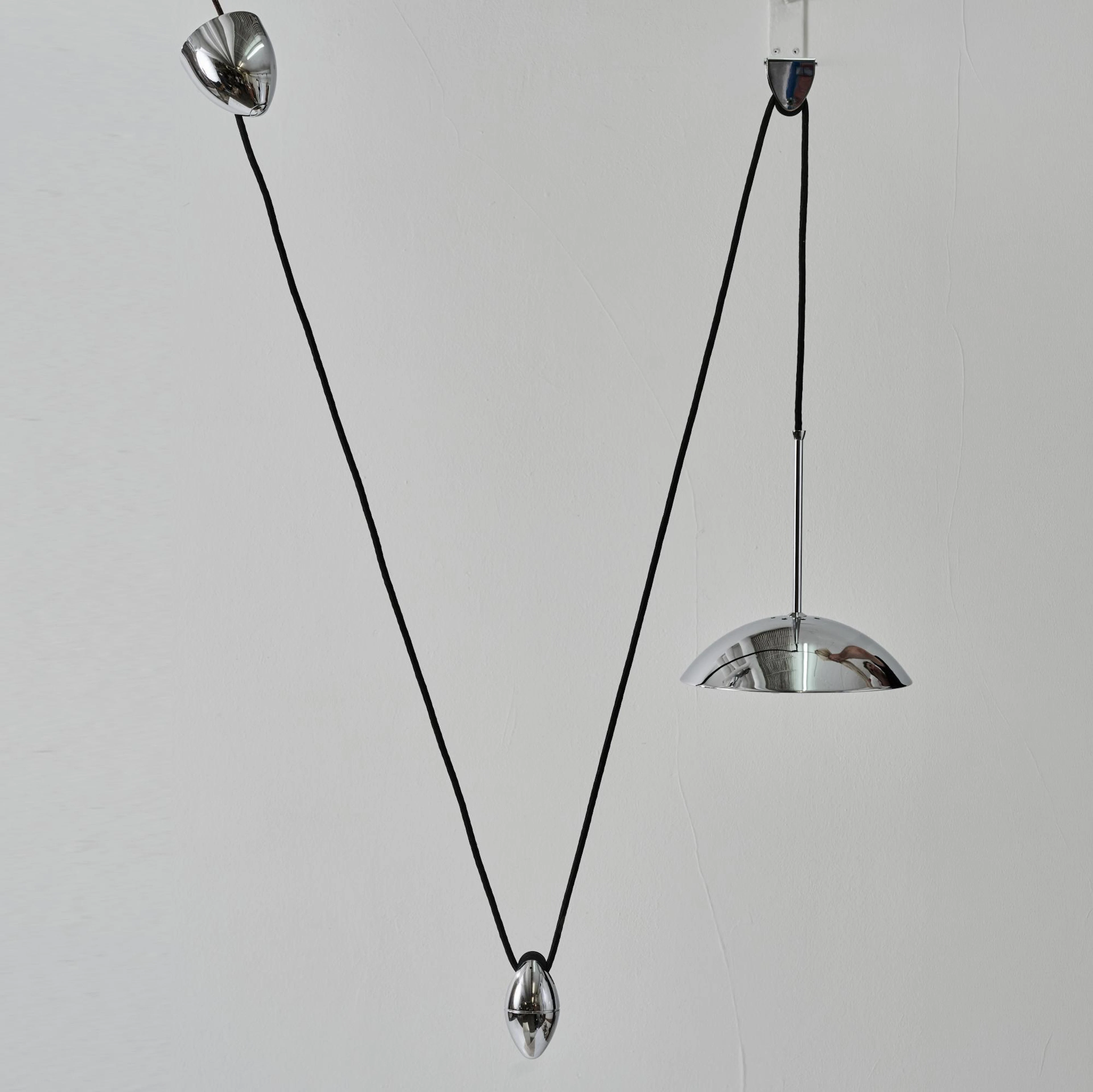 Florian Schulz Wandleuchte 'Era' und Pendelzugleuchte 'Duos', 1980er