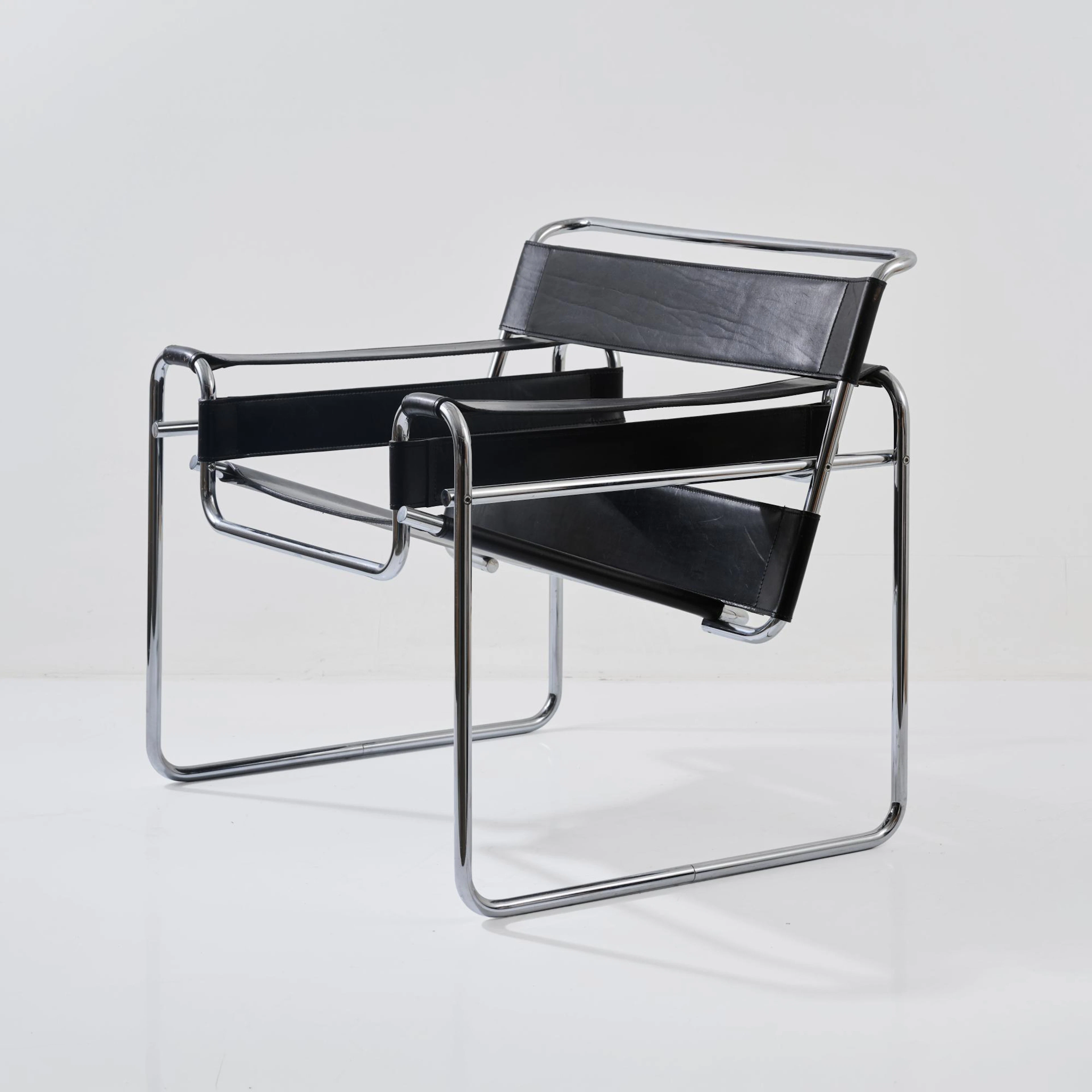 Marcel Breuer Armlehnsessel 'B3 - Wassily', 1925 (Entwurf)