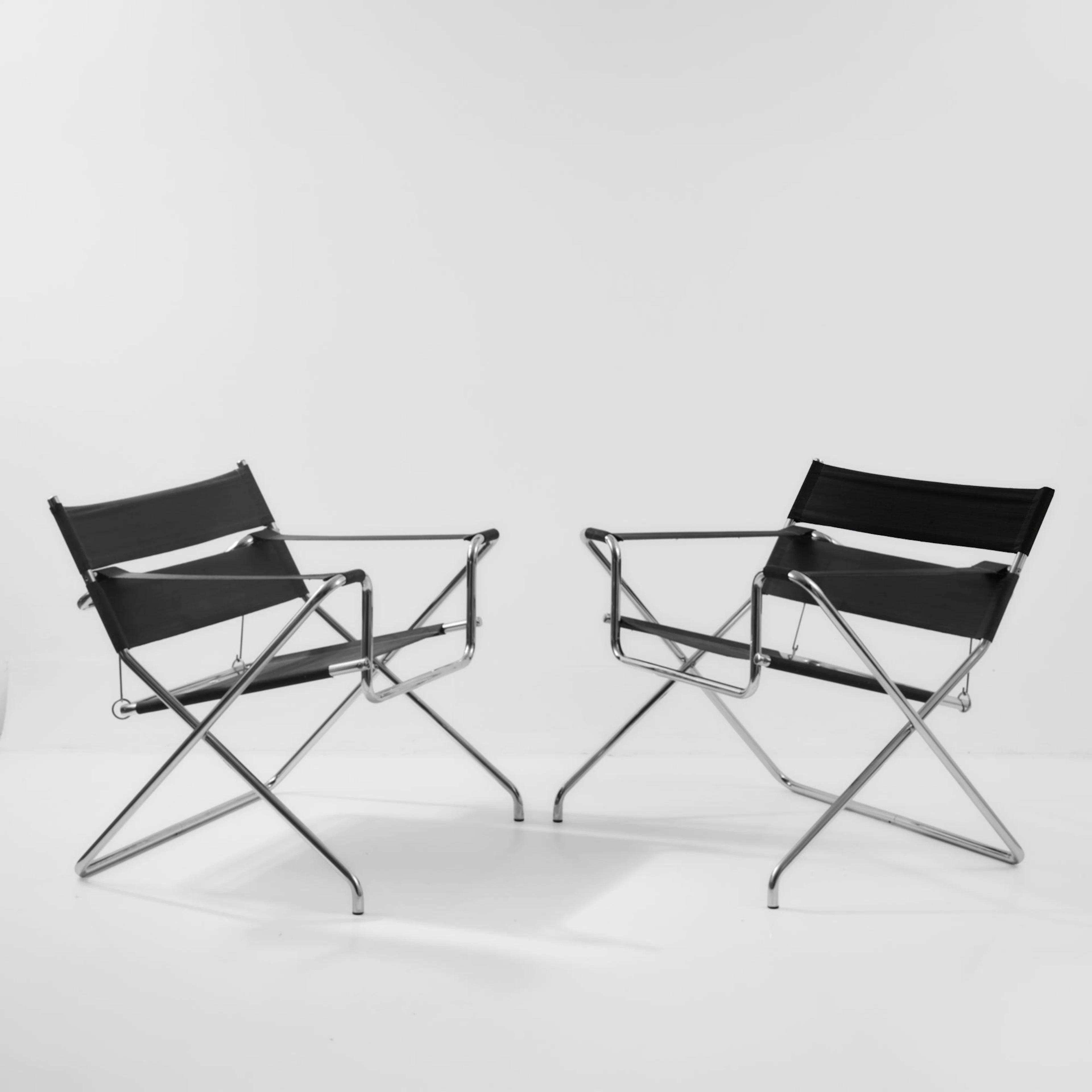 Marcel Breuer Zwei Klappsessel 'B4', 1926/27 (Entwurf)