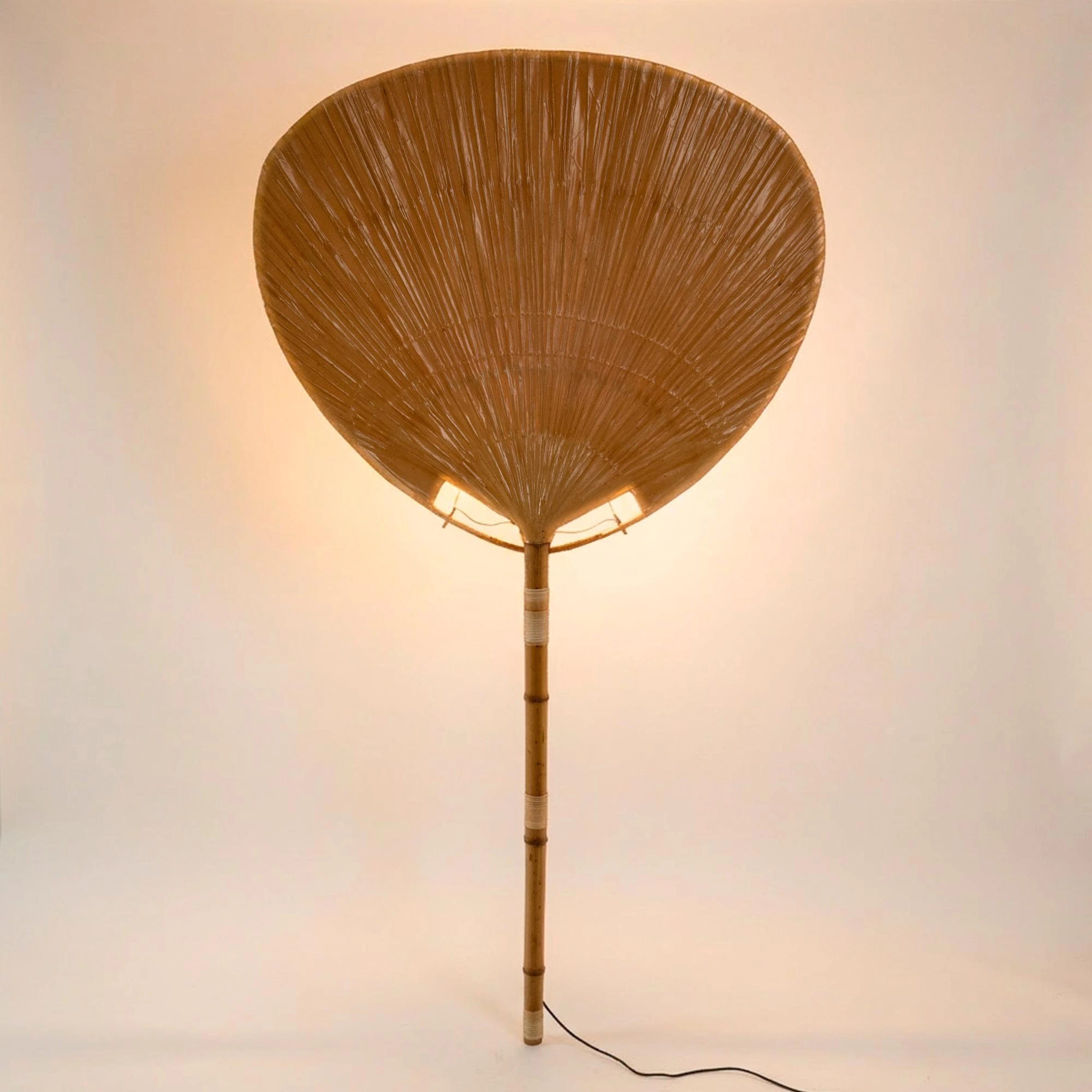 Ingo Maurer Stehleuchte 'Uchiwa I', 1973 (Entwurf)