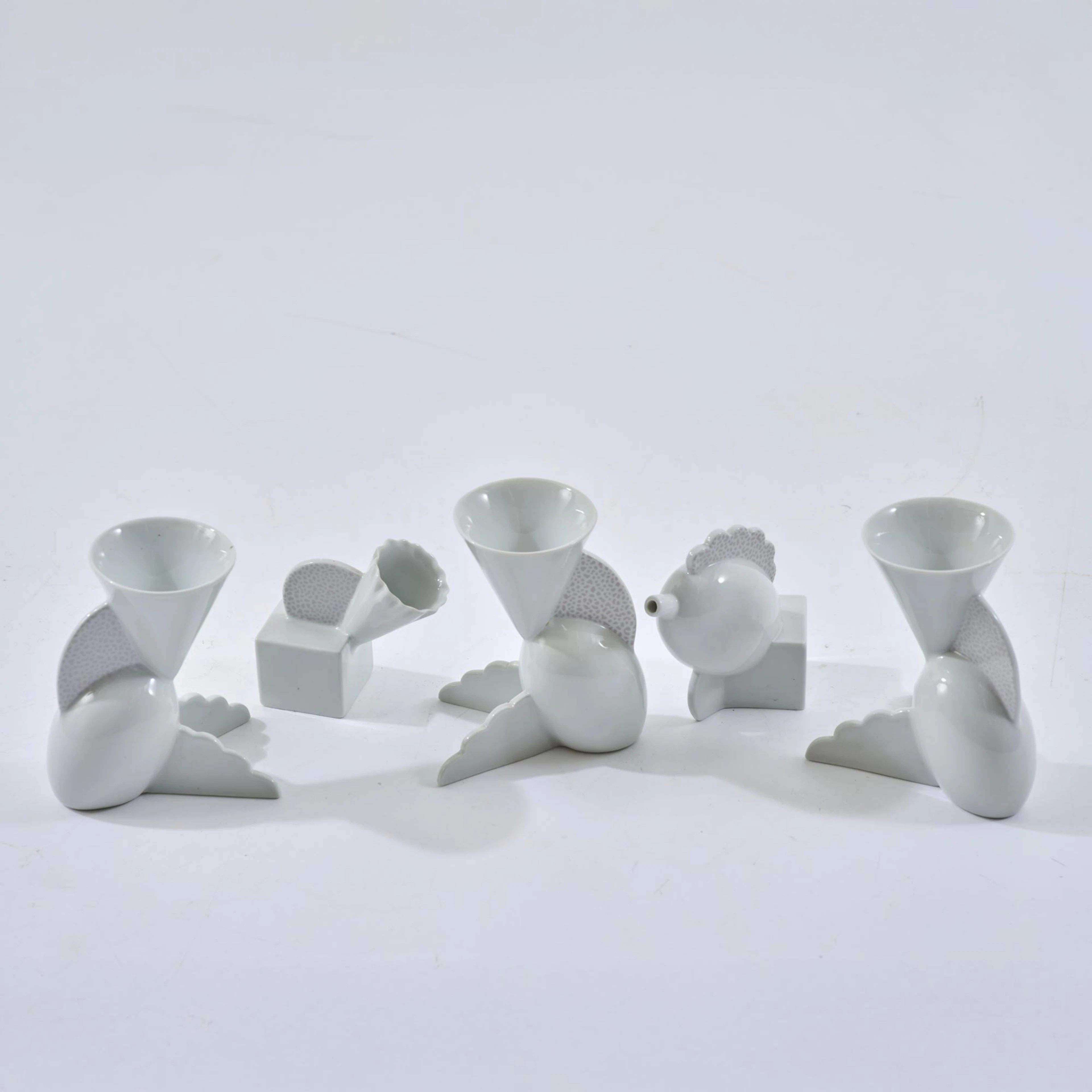 Matteo Thun Drei Vasen 'Onega' sowie eine Vase 'Superior' und 'Michigan'