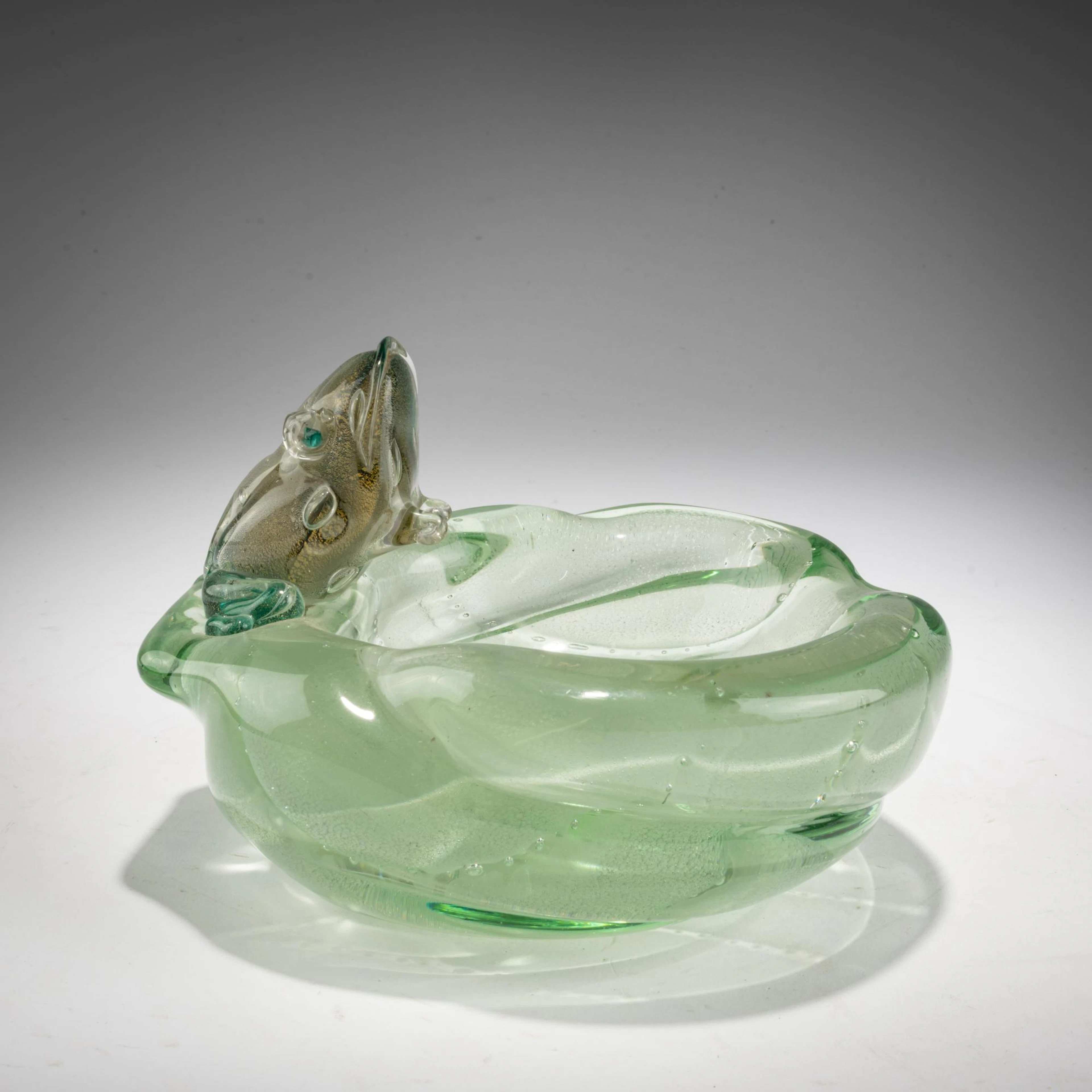 Luigi Scarpa Groce Schale mit Frosch, um 1942