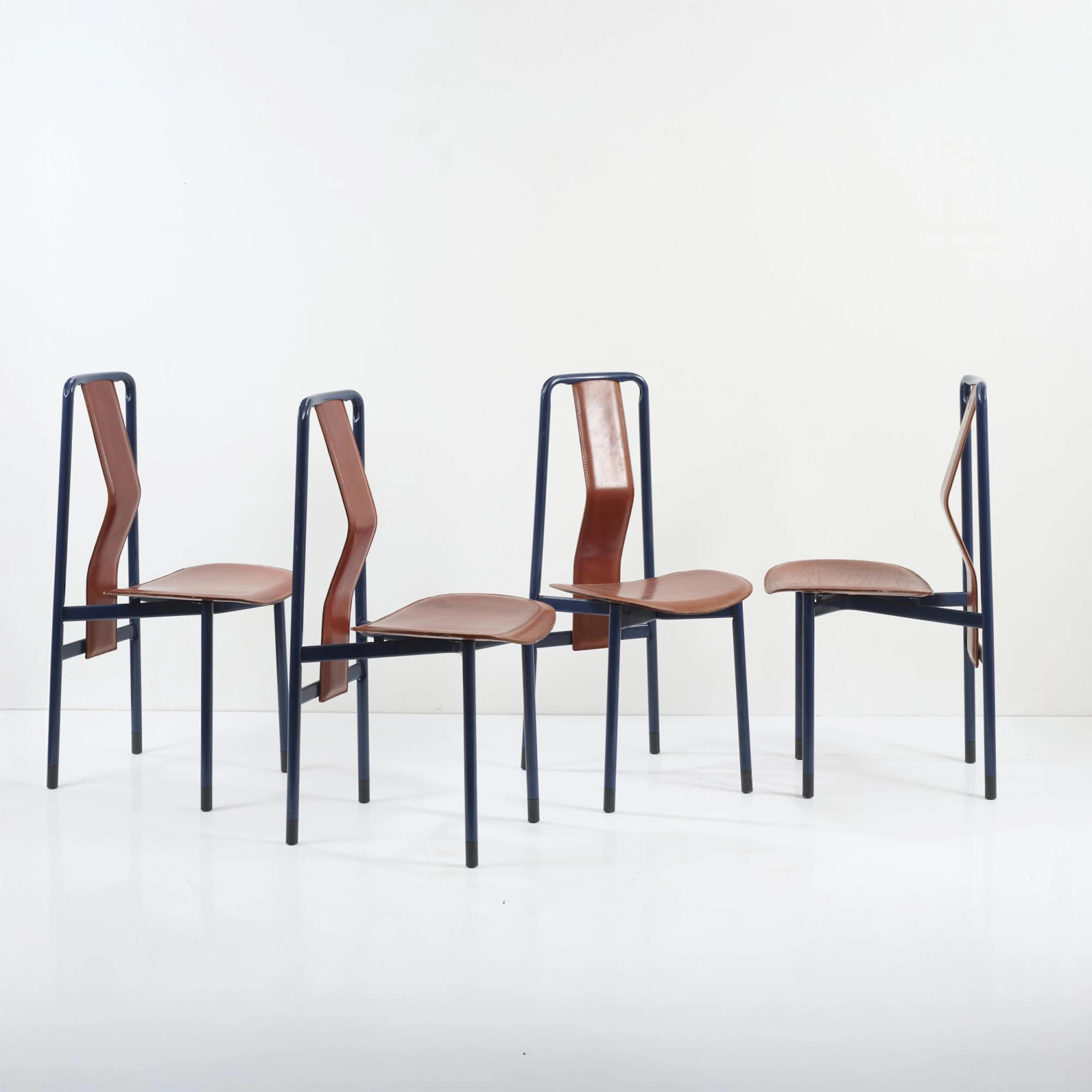 Achille Castiglioni Vier Stühle 'Irma', 1979 (Entwurf)