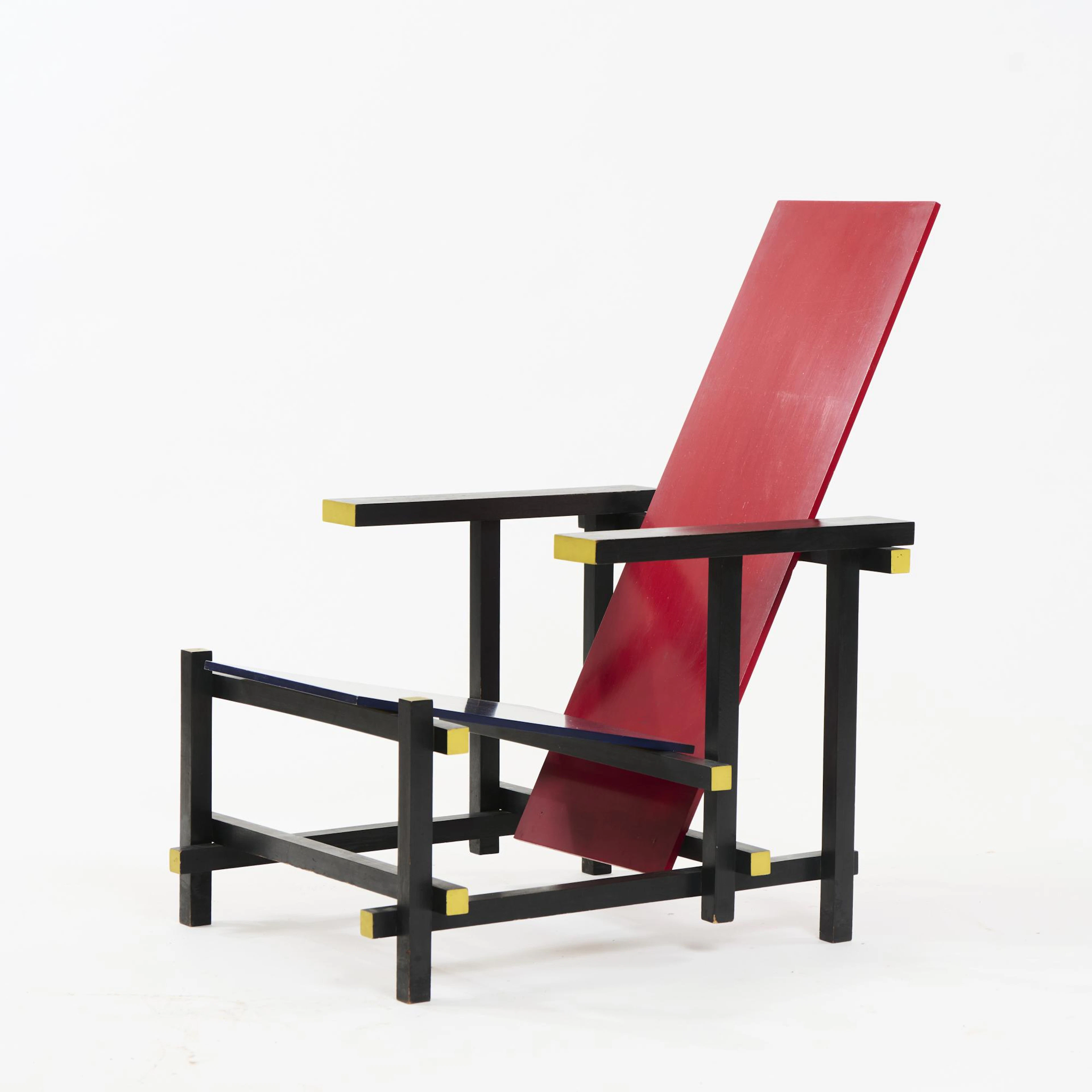 Gerrit Rietveld Armlehnsessel 'Rot-Blau', 1918 (Entwurf)